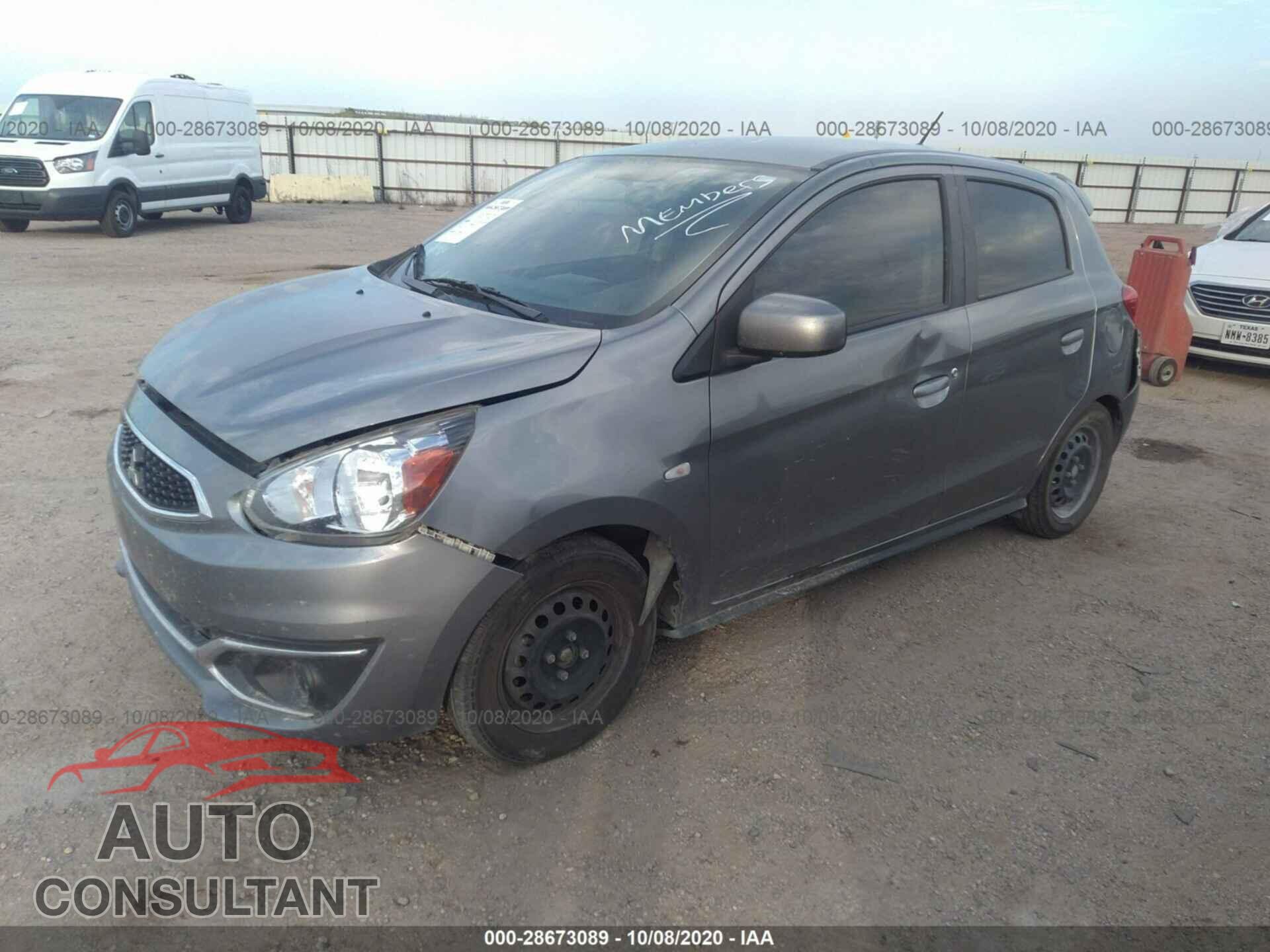 MITSUBISHI MIRAGE 2017 - ML32A3HJ7HH018743