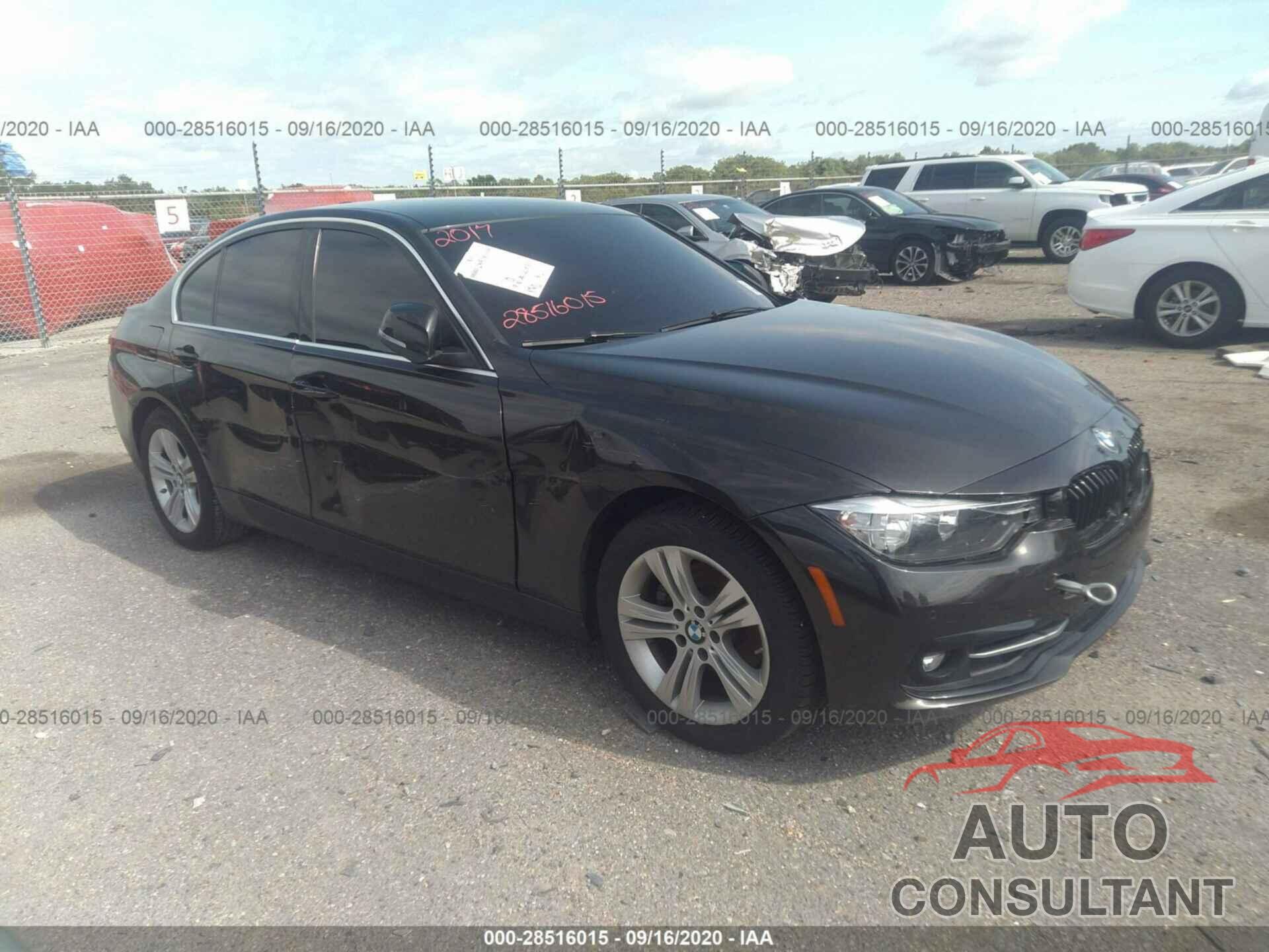 BMW 3 SERIES 2017 - WBA8B9G50HNU51752