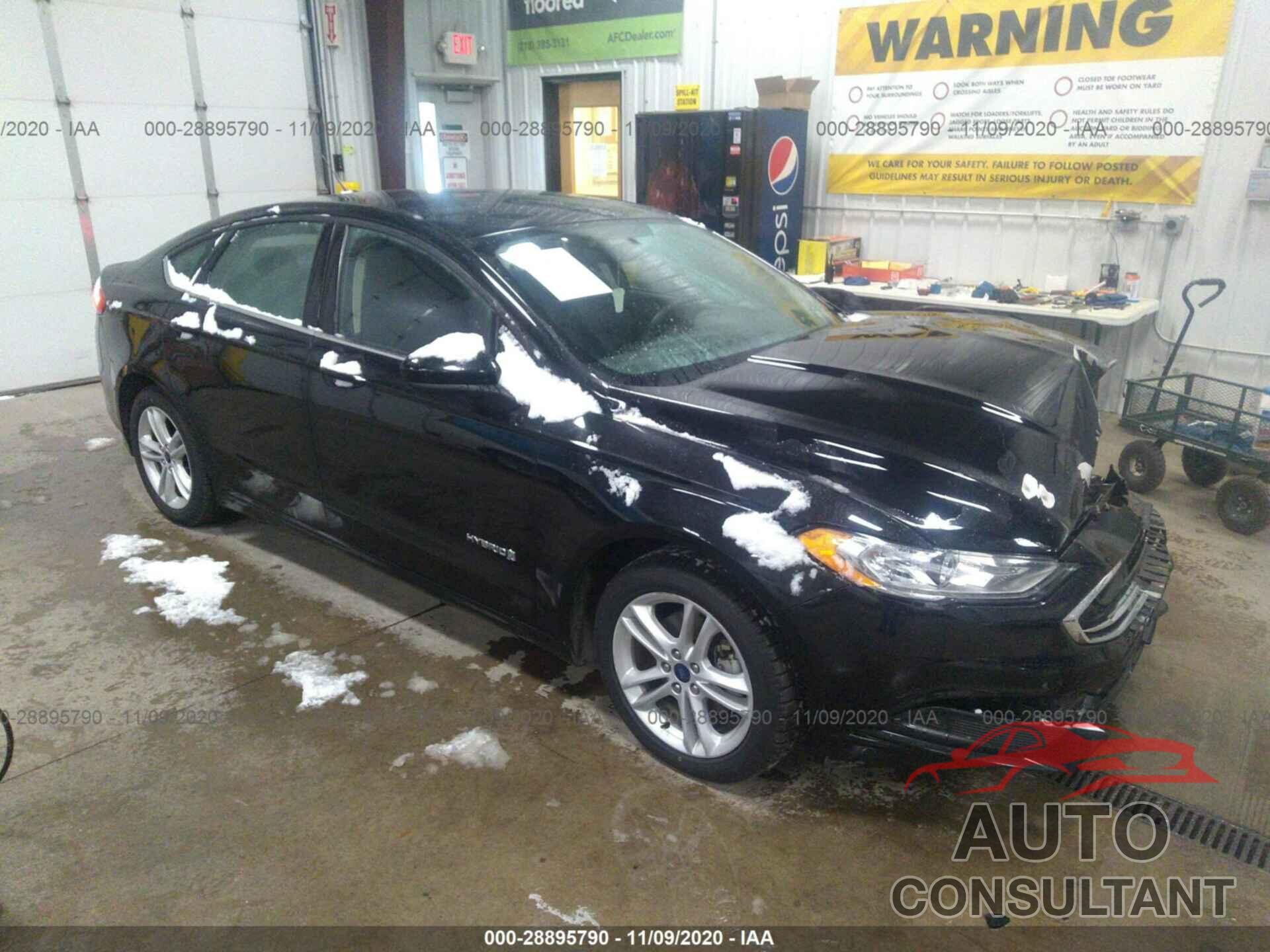 FORD FUSION HYBRID 2018 - 3FA6P0LU9JR116065