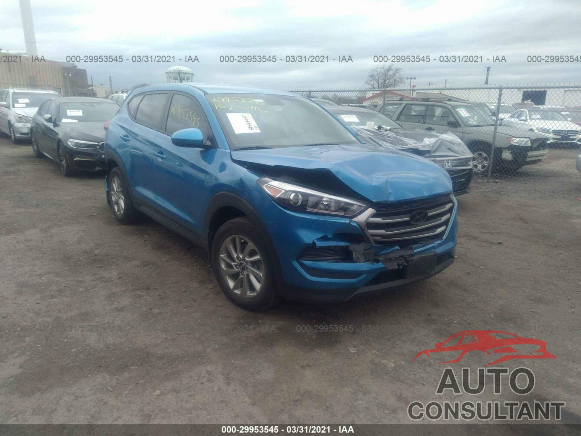 HYUNDAI TUCSON 2017 - KM8J23A46HU401960