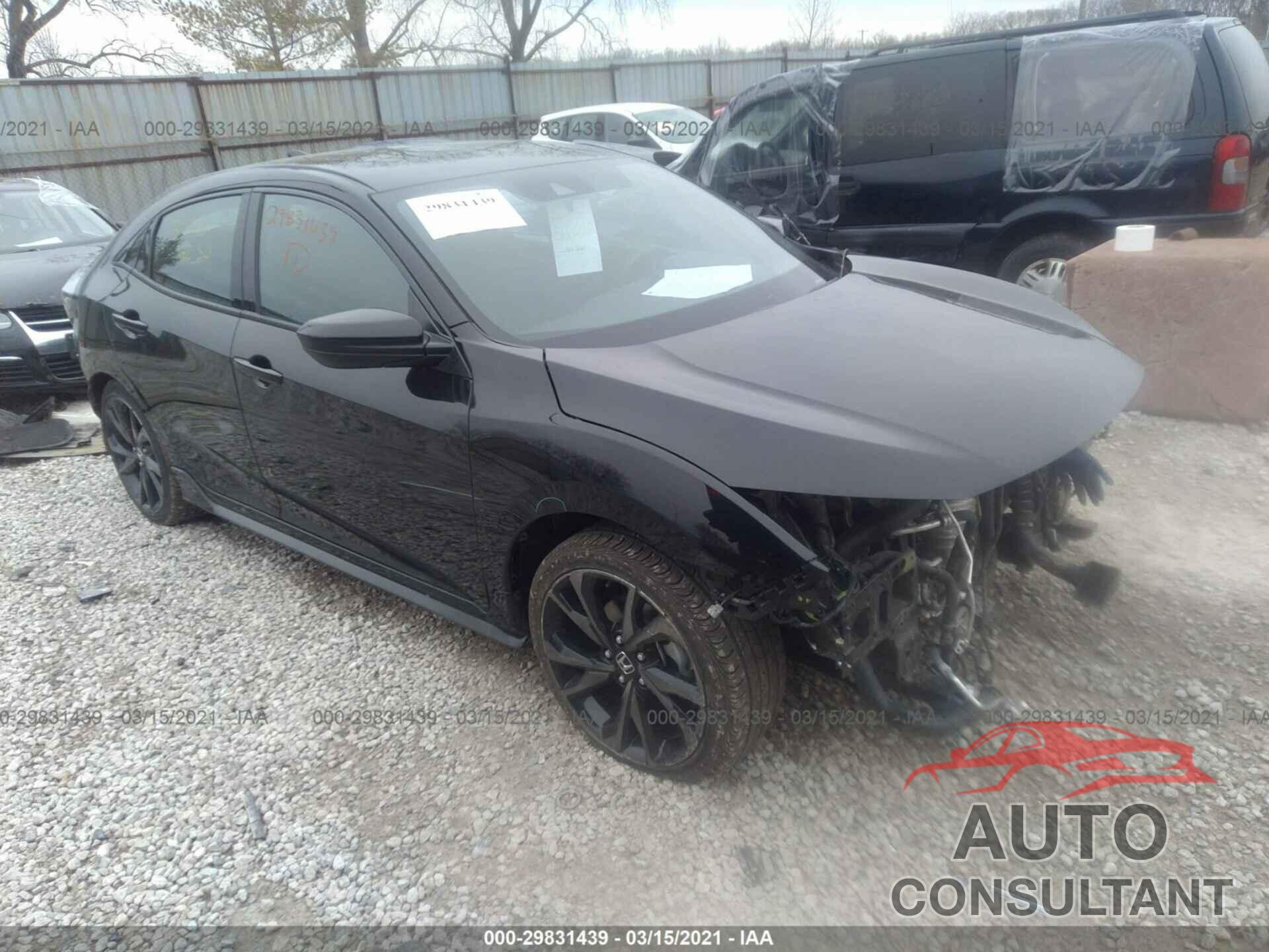 HONDA CIVIC HATCHBACK 2019 - SHHFK7H41KU228273