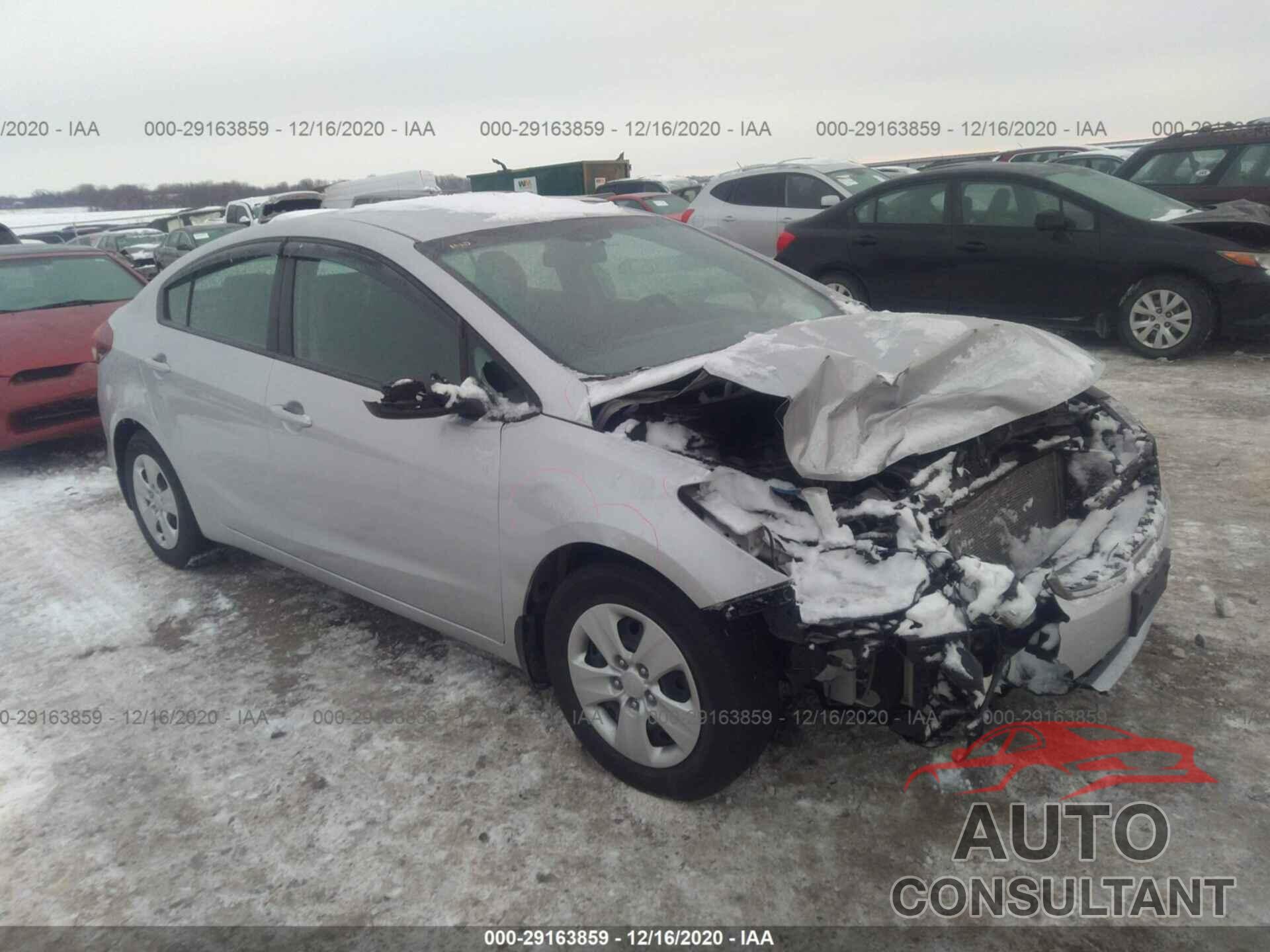 KIA FORTE 2017 - 3KPFL4A70HE069911