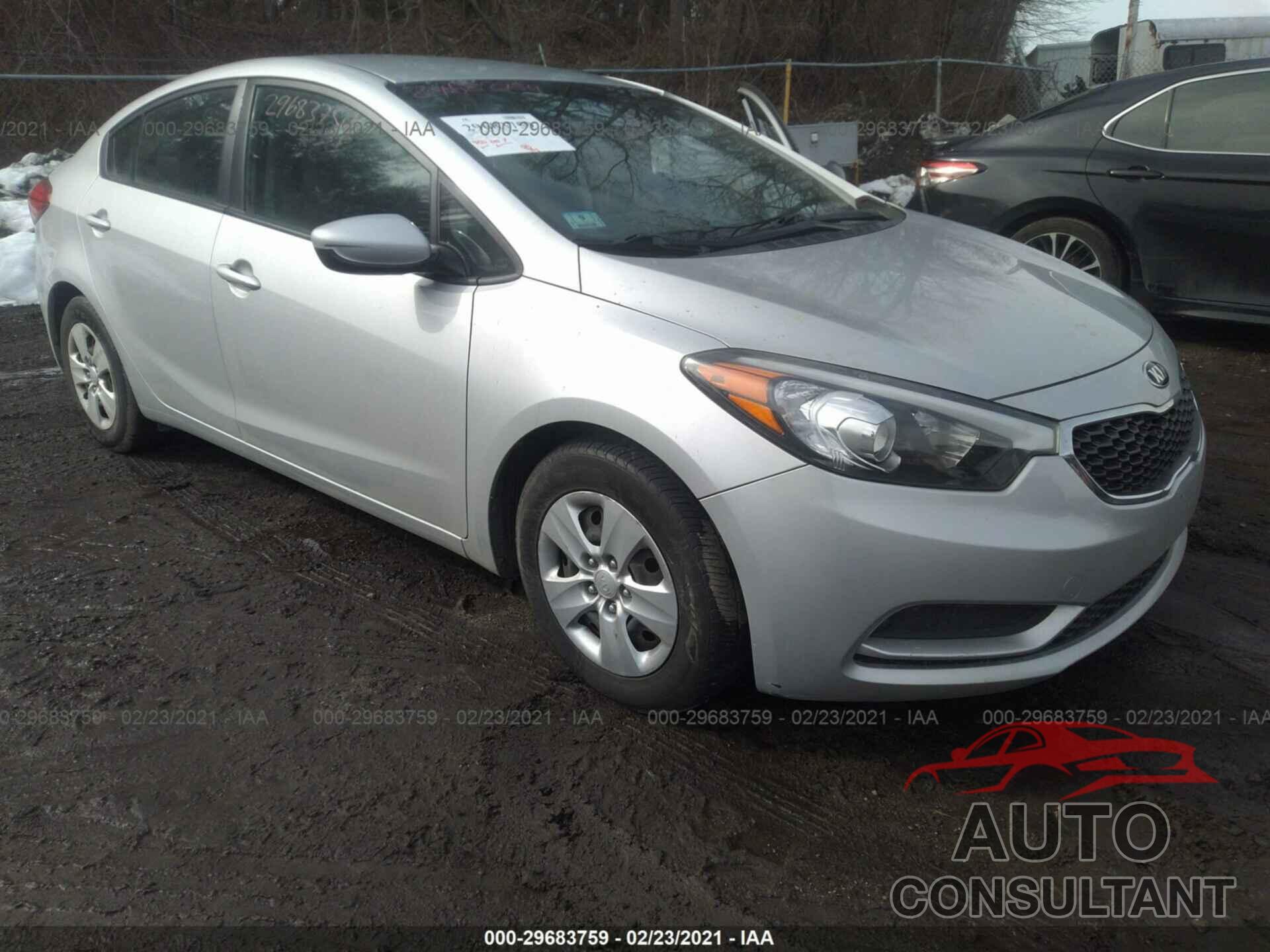 KIA FORTE 2016 - KNAFK4A60G5485815