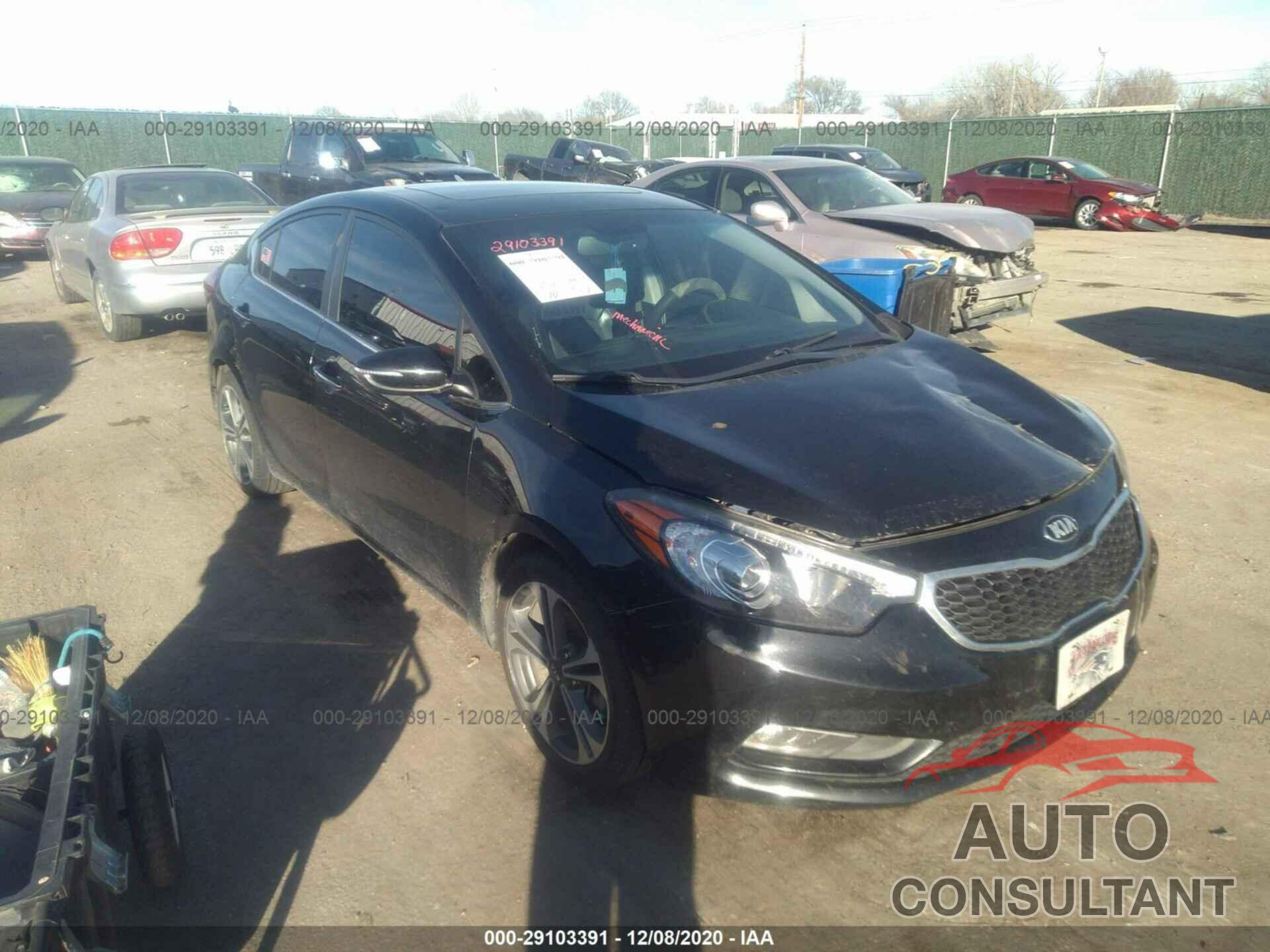 KIA FORTE 2016 - KNAFZ4A82G5490091