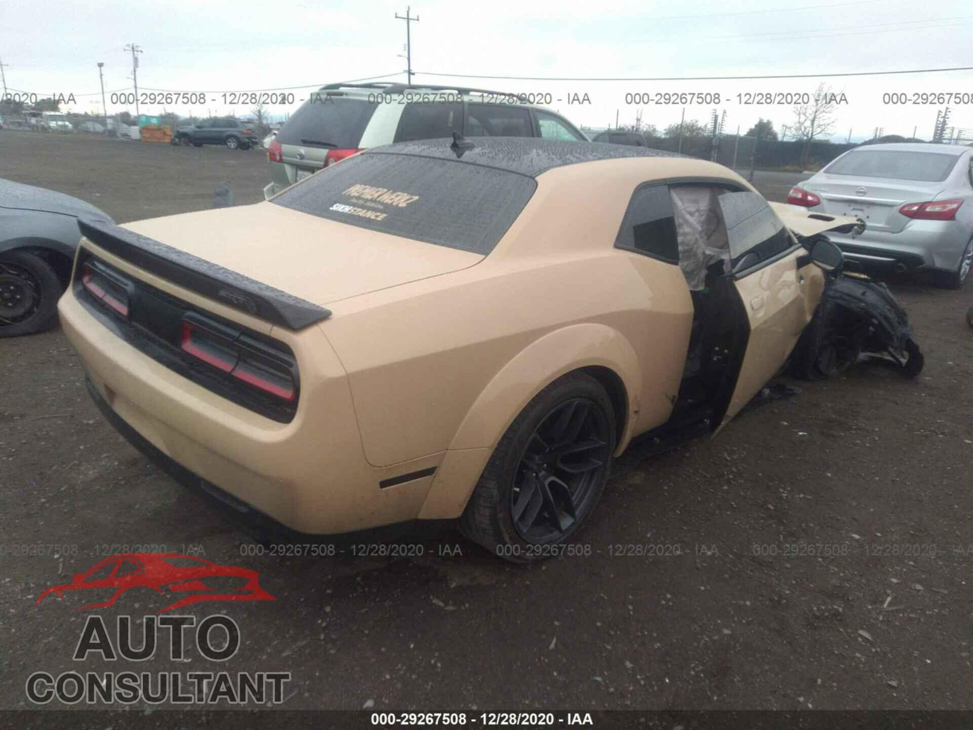 DODGE CHALLENGER 2018 - 2C3CDZC98JH192494