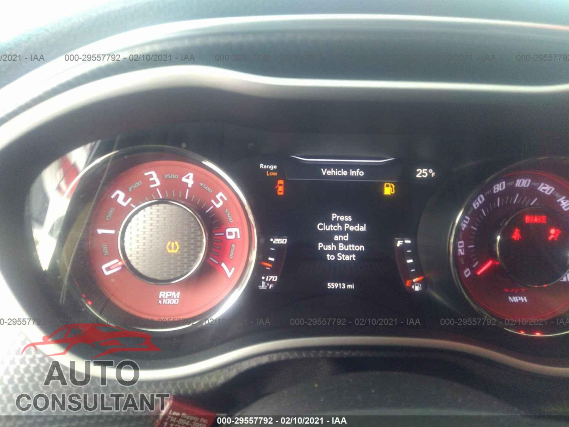 DODGE CHALLENGER 2016 - 2C3CDZC92GH168099