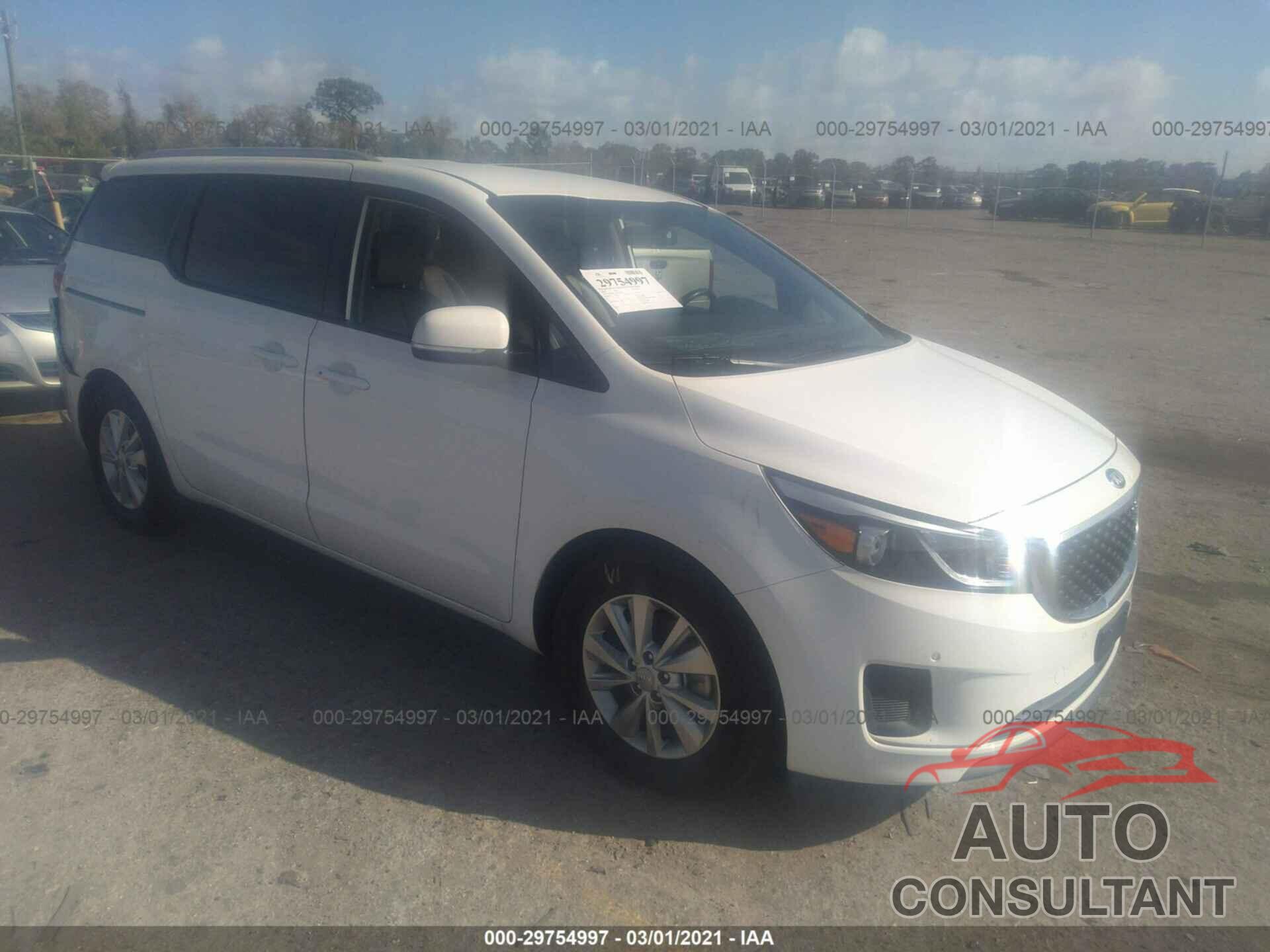 KIA SEDONA 2017 - KNDMB5C11H6312382