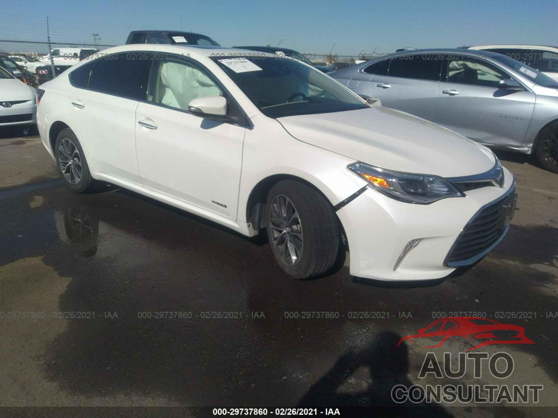 TOYOTA AVALON 2018 - 4T1BD1EB0JU063473