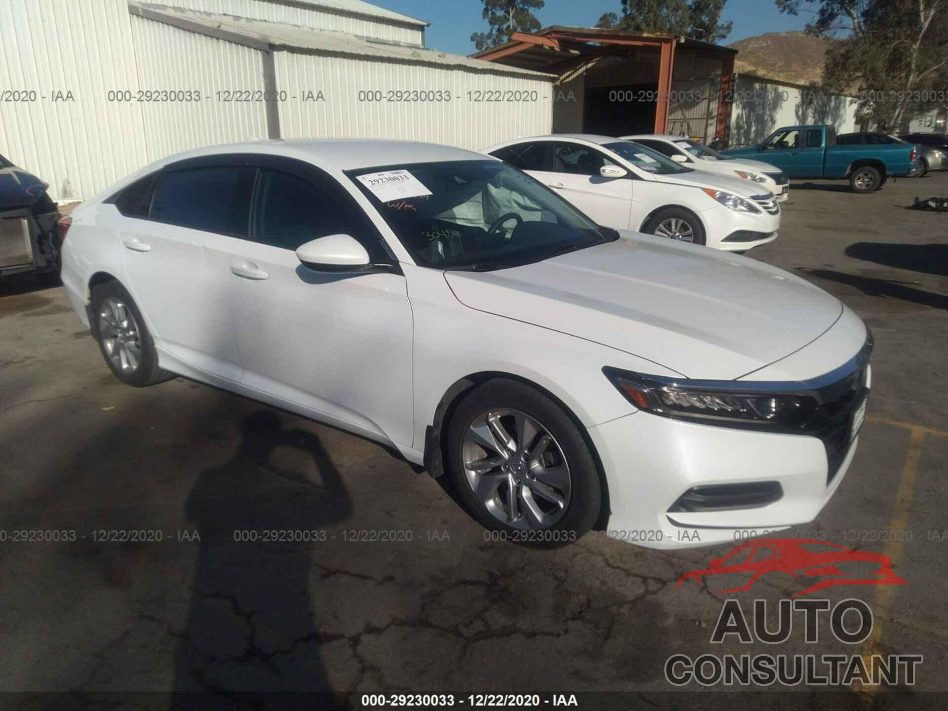 HONDA ACCORD SEDAN 2018 - 1HGCV1F10JA018869