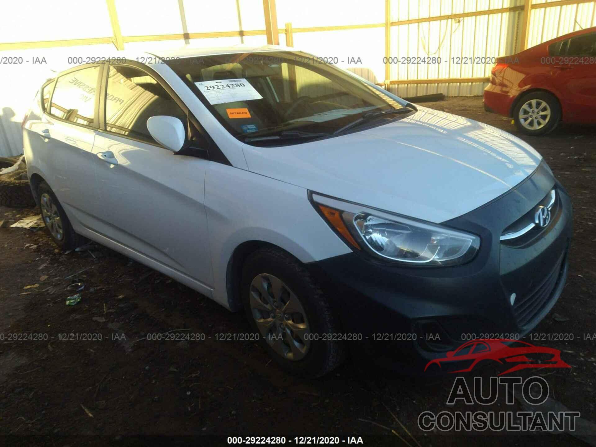 HYUNDAI ACCENT 2016 - KMHCT5AE9GU238746