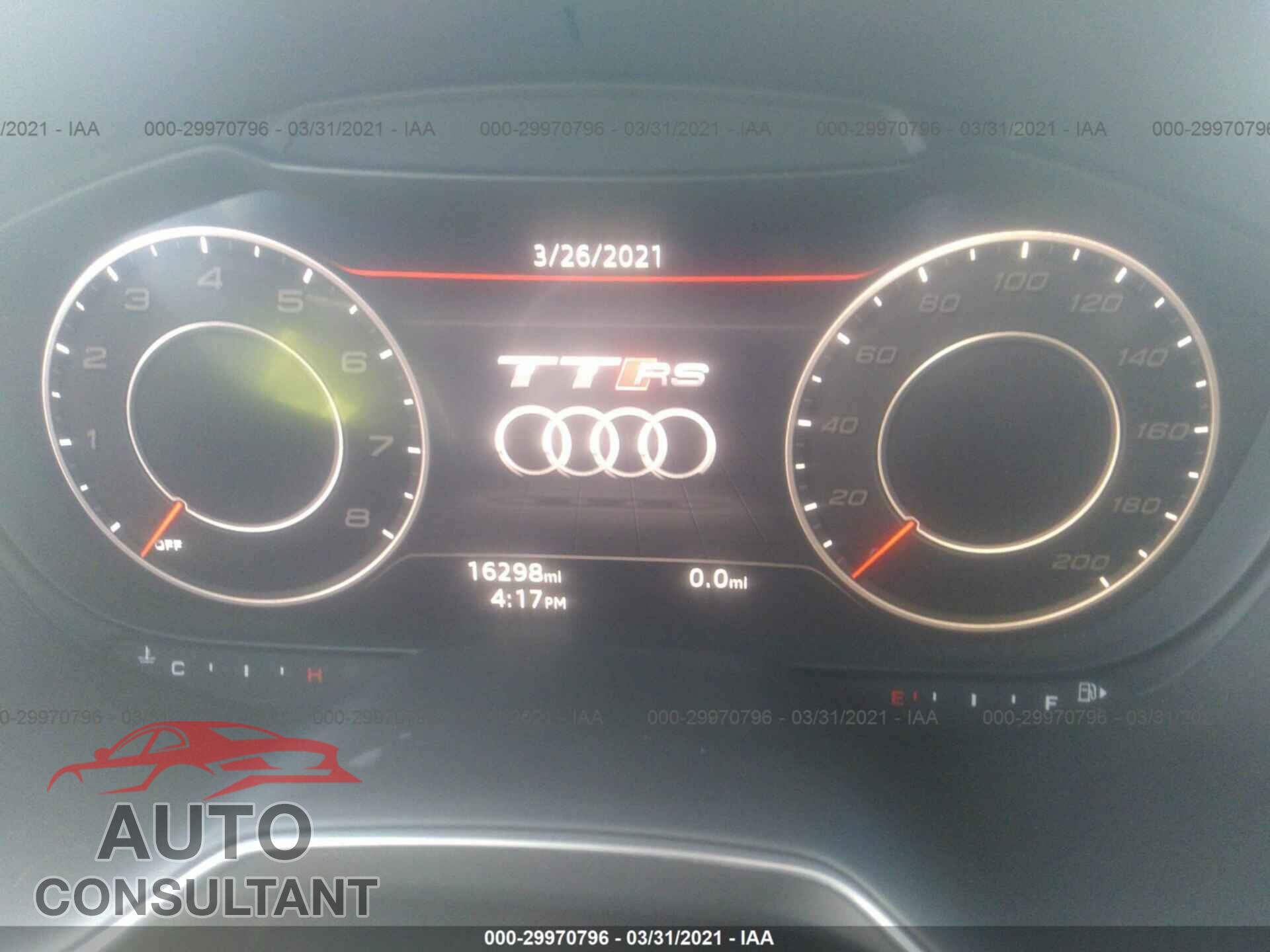 AUDI TT RS 2018 - WUACSAFV0J1900511