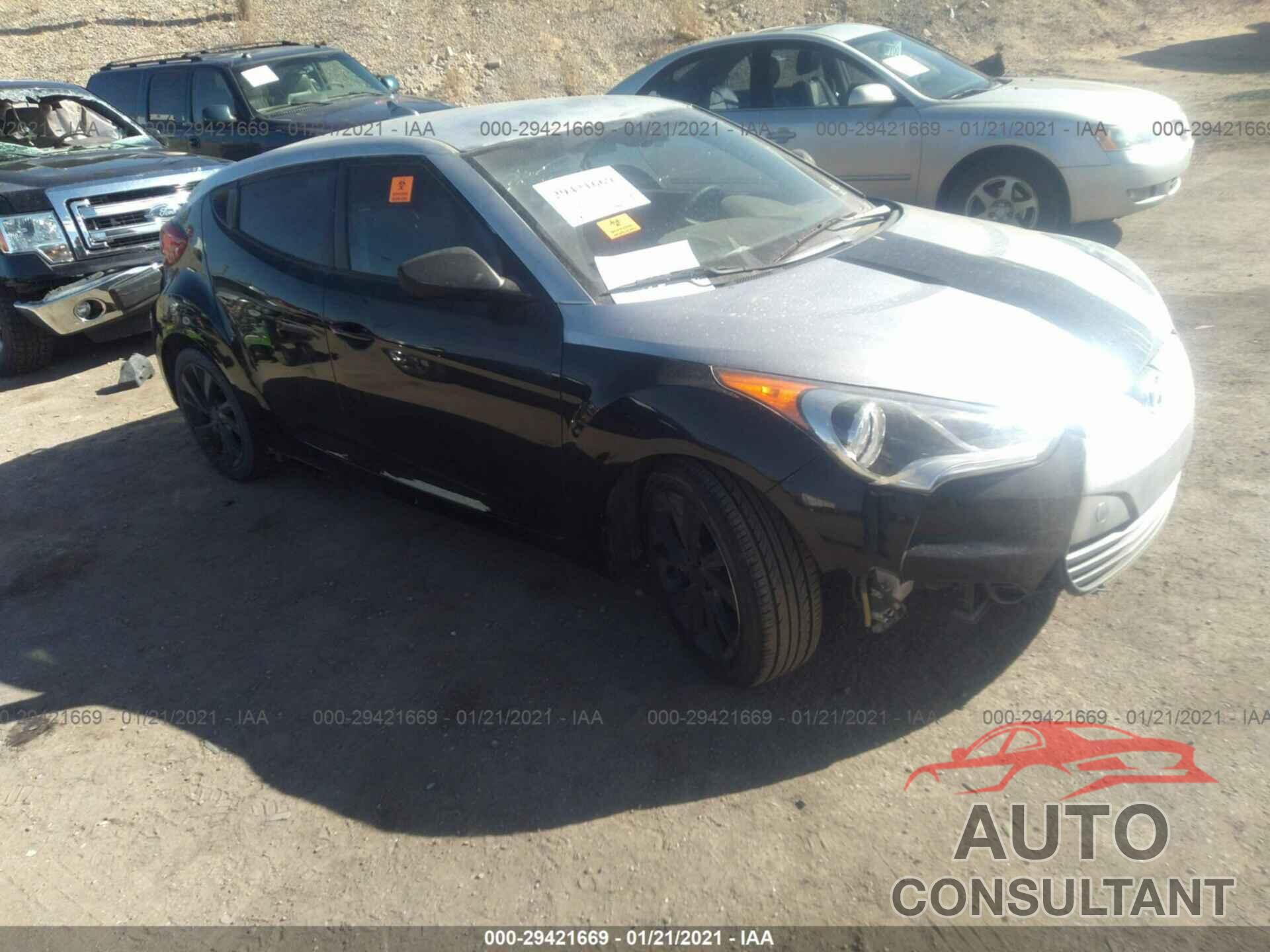 HYUNDAI VELOSTER 2016 - KMHTC6AD8GU276563