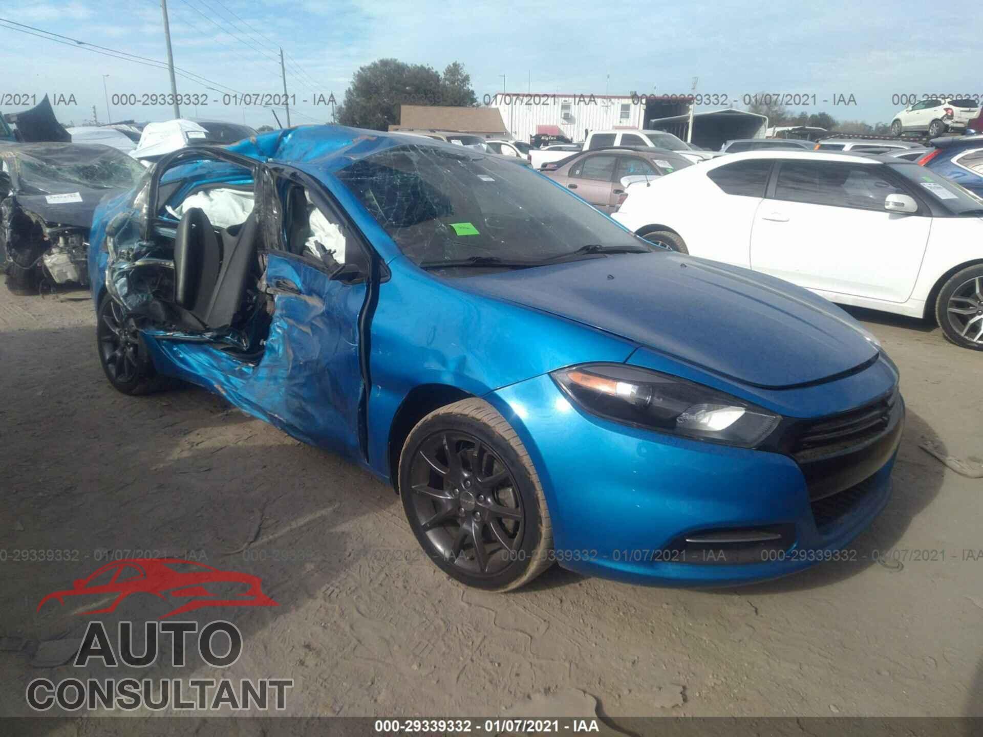 DODGE DART 2016 - 1C3CDFAA5GD682411