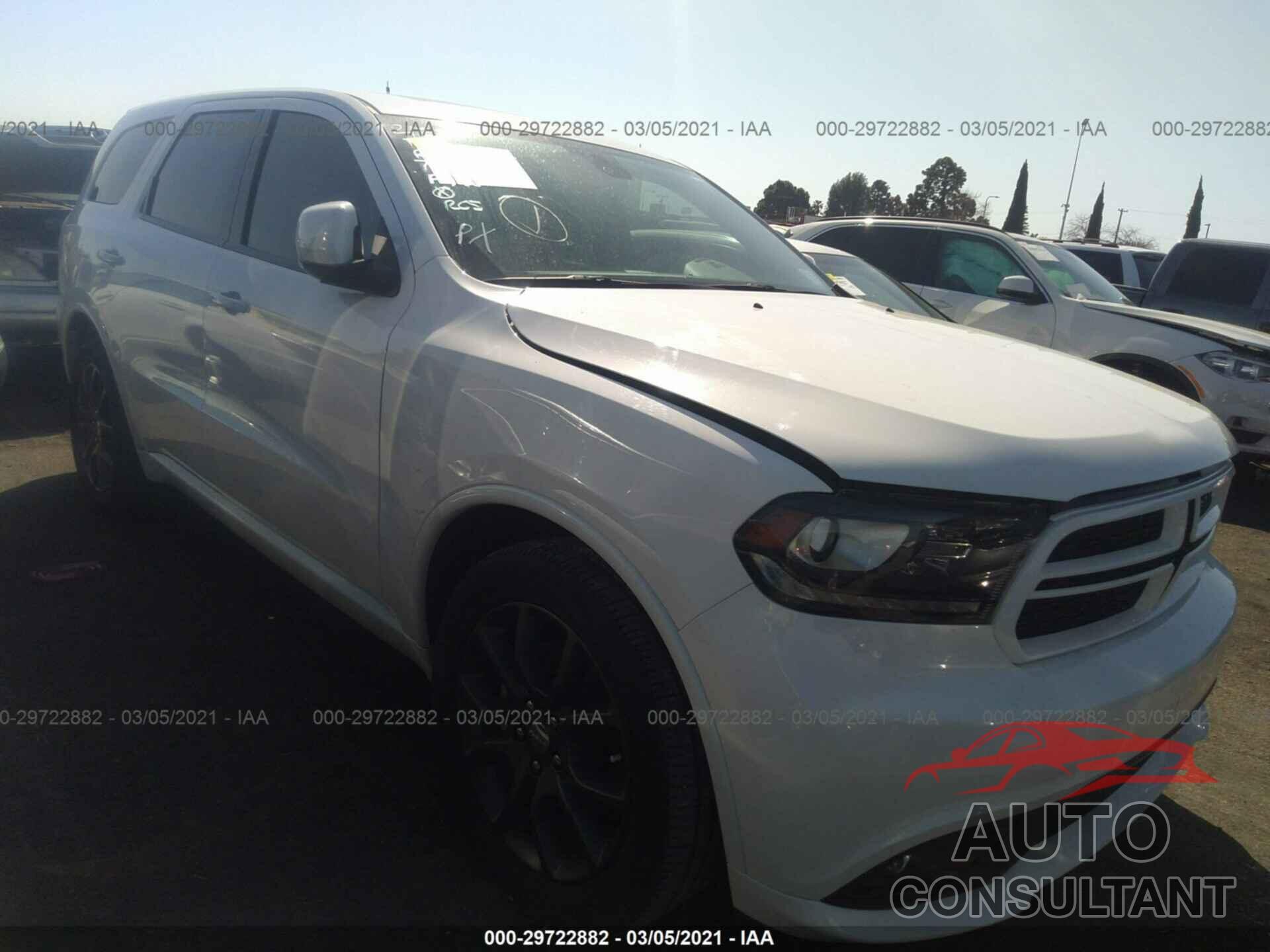 DODGE DURANGO 2017 - 1C4SDHCT9HC709246