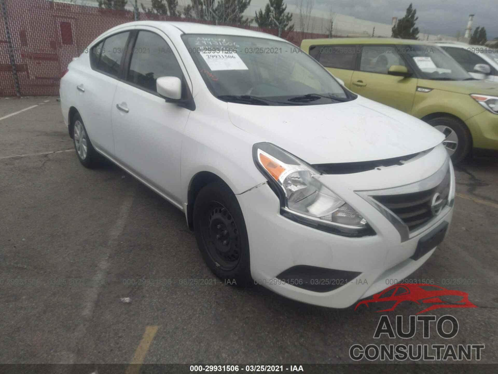 NISSAN VERSA 2016 - 3N1CN7AP7GL892766