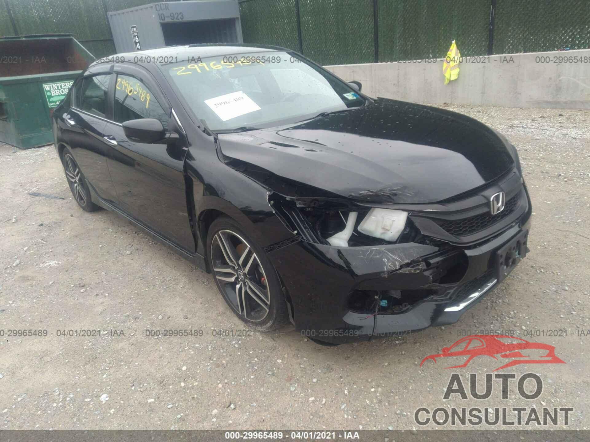 HONDA ACCORD SEDAN 2017 - 1HGCR2F19HA120109