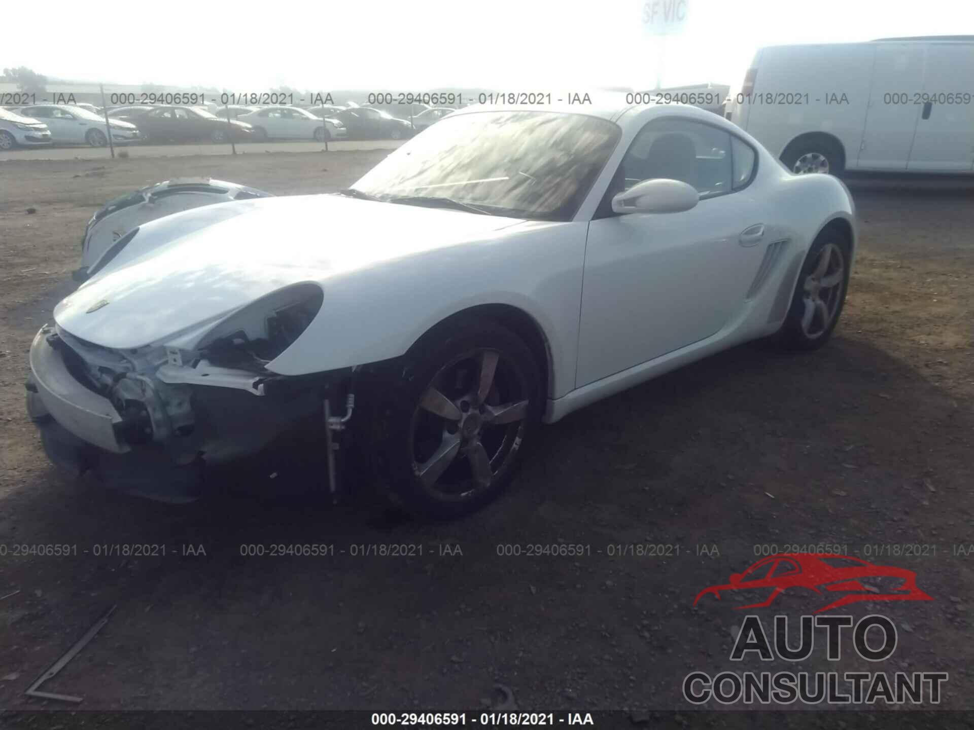 PORSCHE CAYMAN 2008 - WP0AB29848U782326