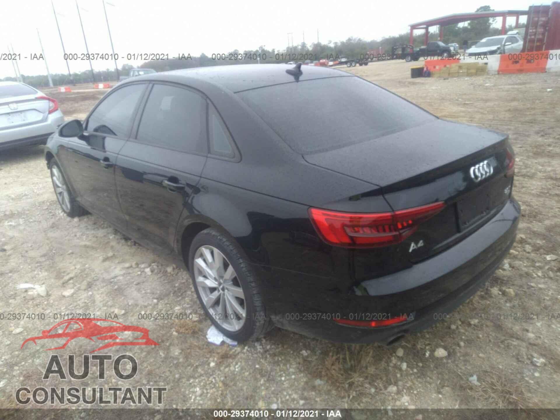 AUDI A4 2017 - WAUGMAF47HA140326