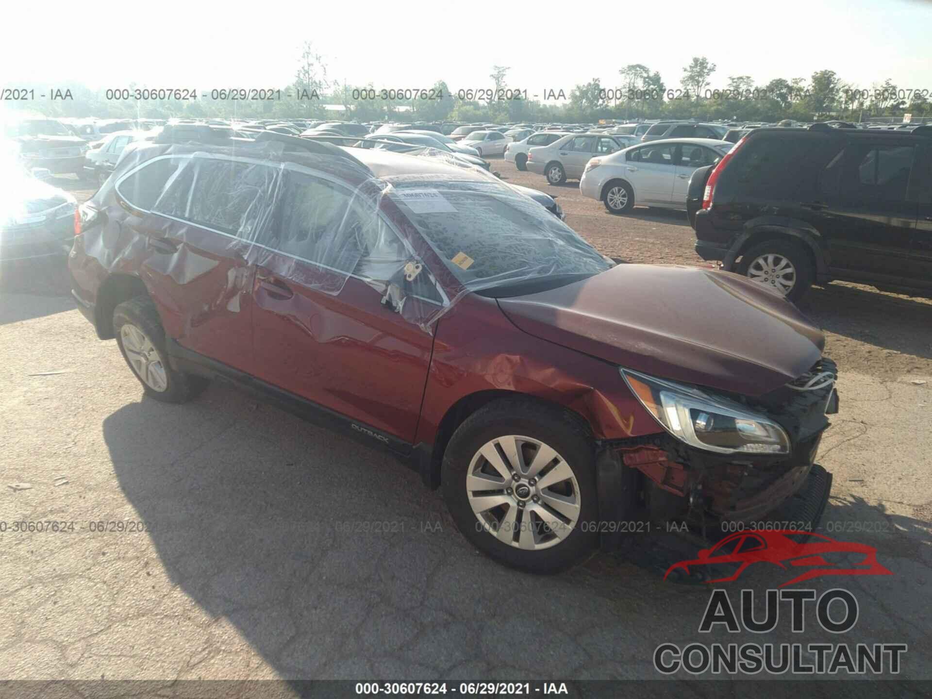 SUBARU OUTBACK 2016 - 4S4BSBFC2G3292609