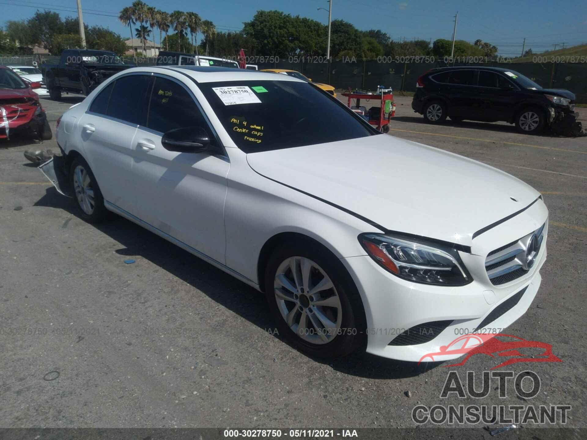 MERCEDES-BENZ C-CLASS 2019 - 55SWF8DB8KU294320