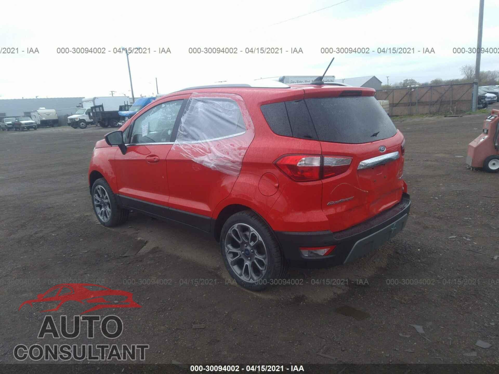 FORD ECOSPORT 2020 - MAJ6S3KL3LC361695