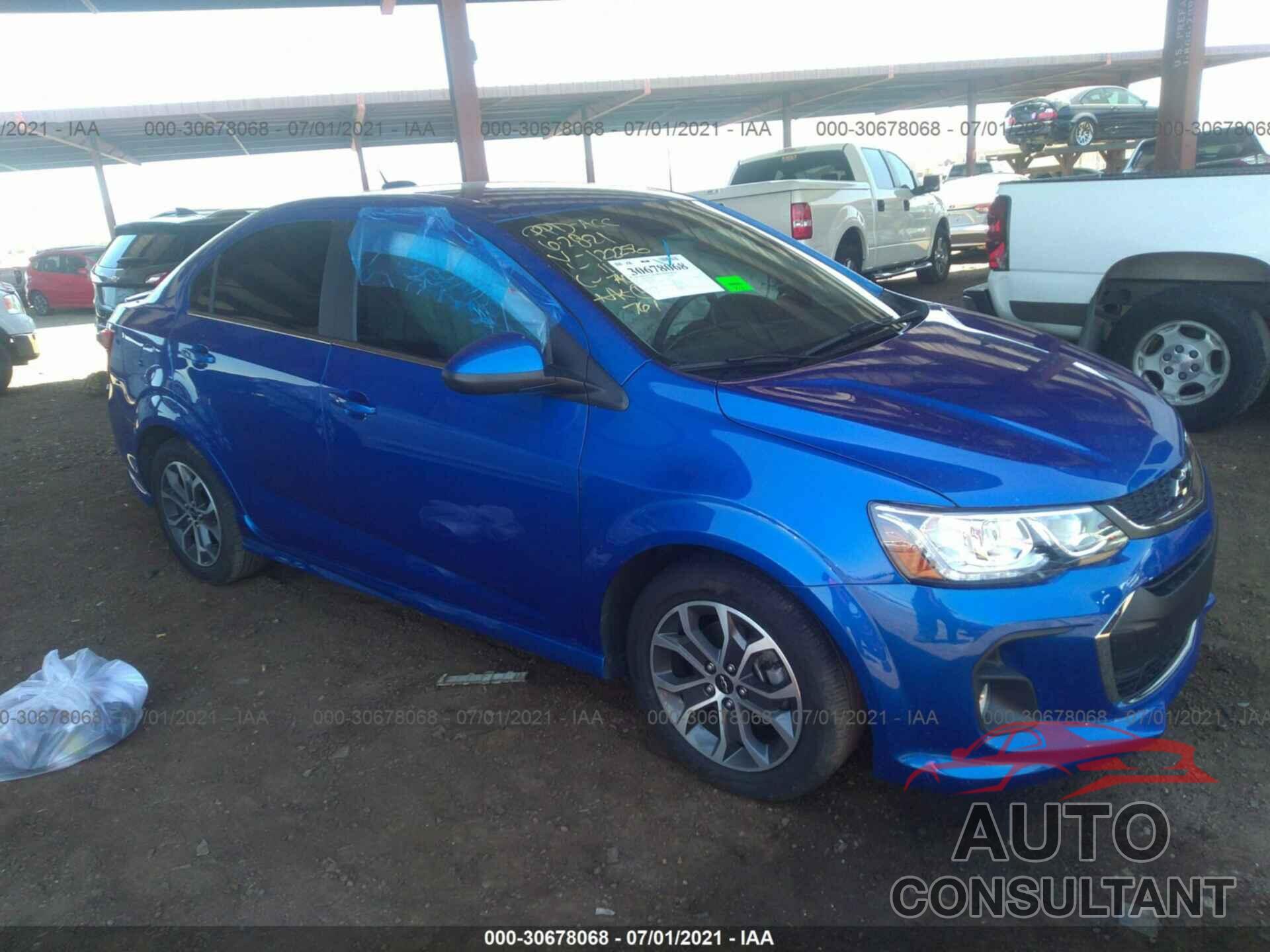 CHEVROLET SONIC 2020 - 1G1JD5SB4L4122256
