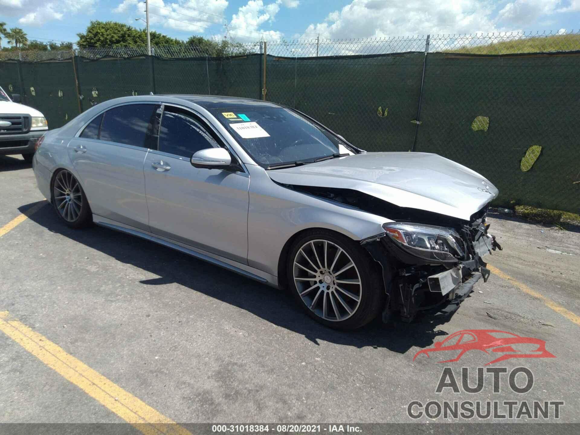 MERCEDES-BENZ S-CLASS 2017 - WDDUG8FB5HA296214