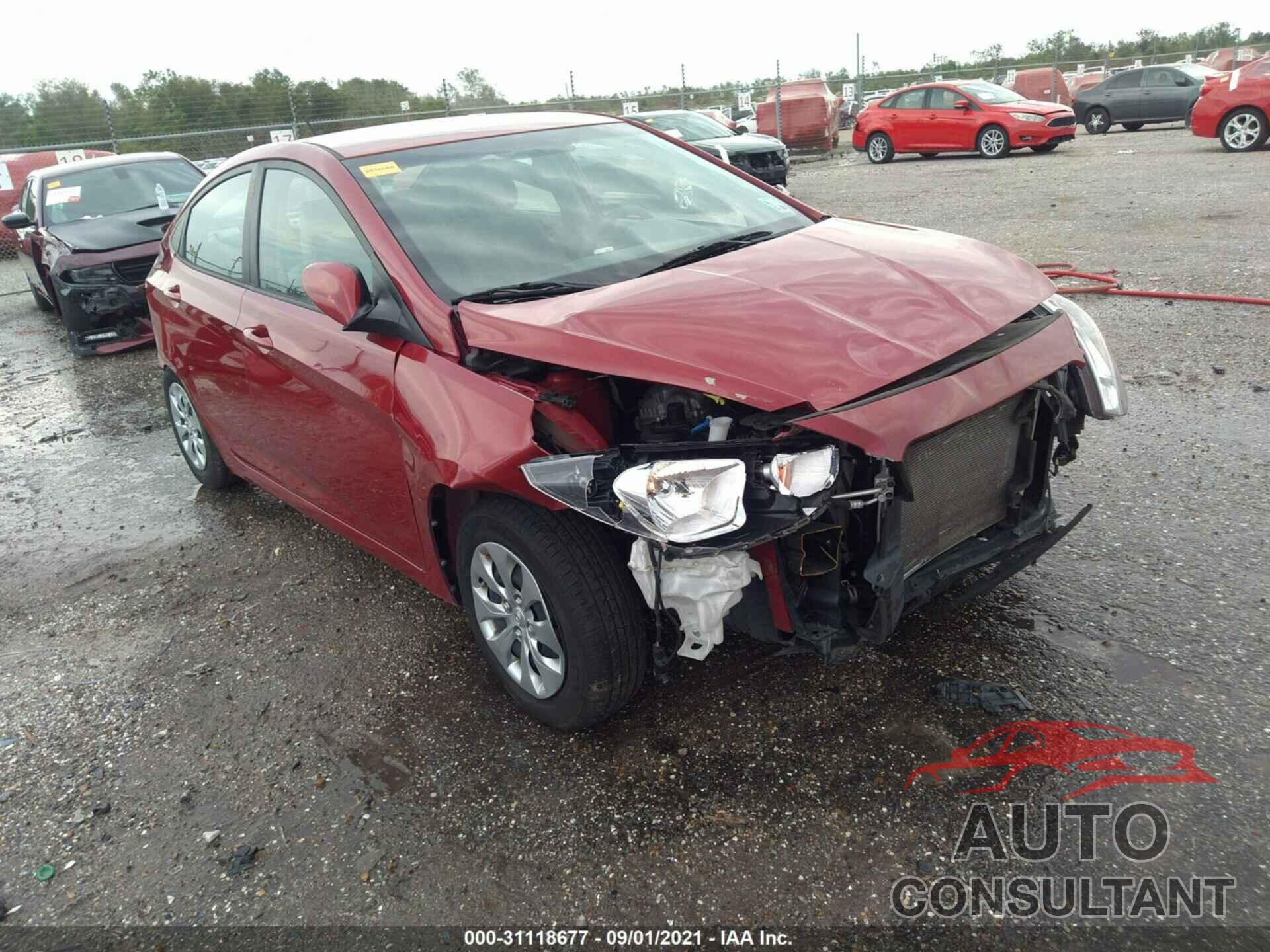 HYUNDAI ACCENT 2017 - KMHCT4AE1HU381735