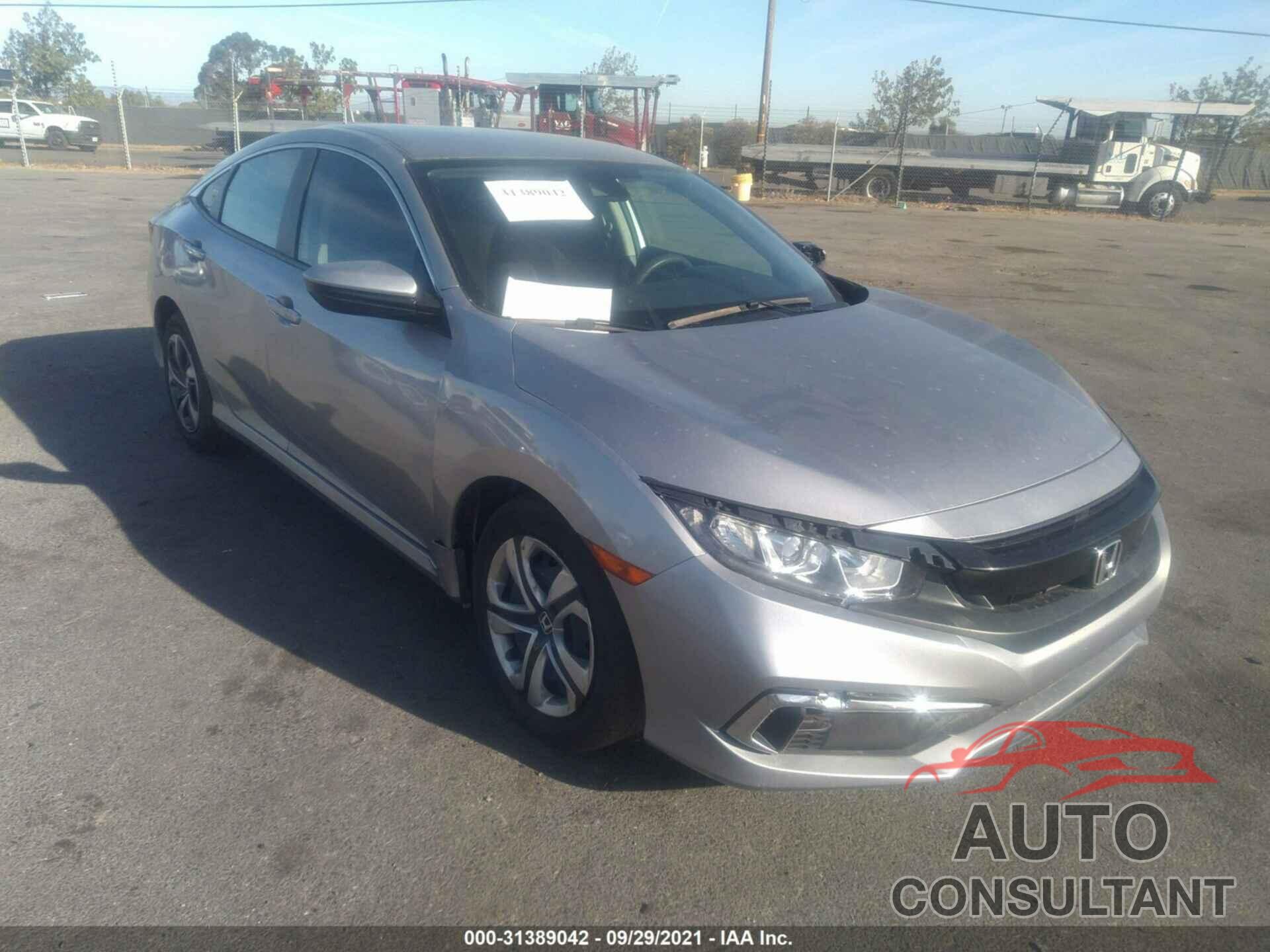 HONDA CIVIC SEDAN 2020 - 19XFC2F63LE203727