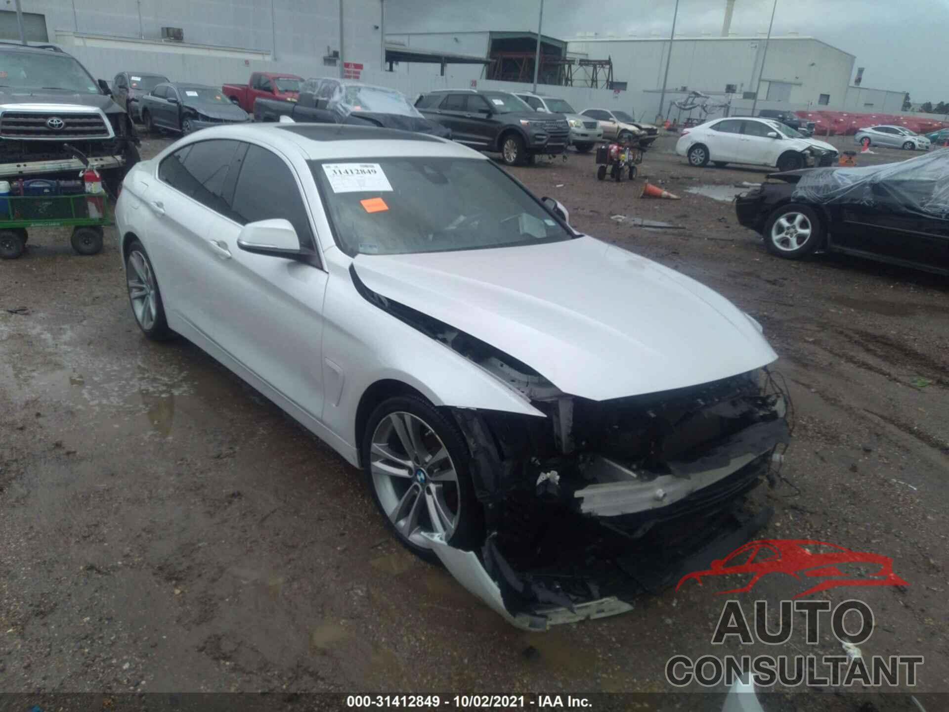 BMW 4 SERIES 2019 - WBA4J1C51KBM15456