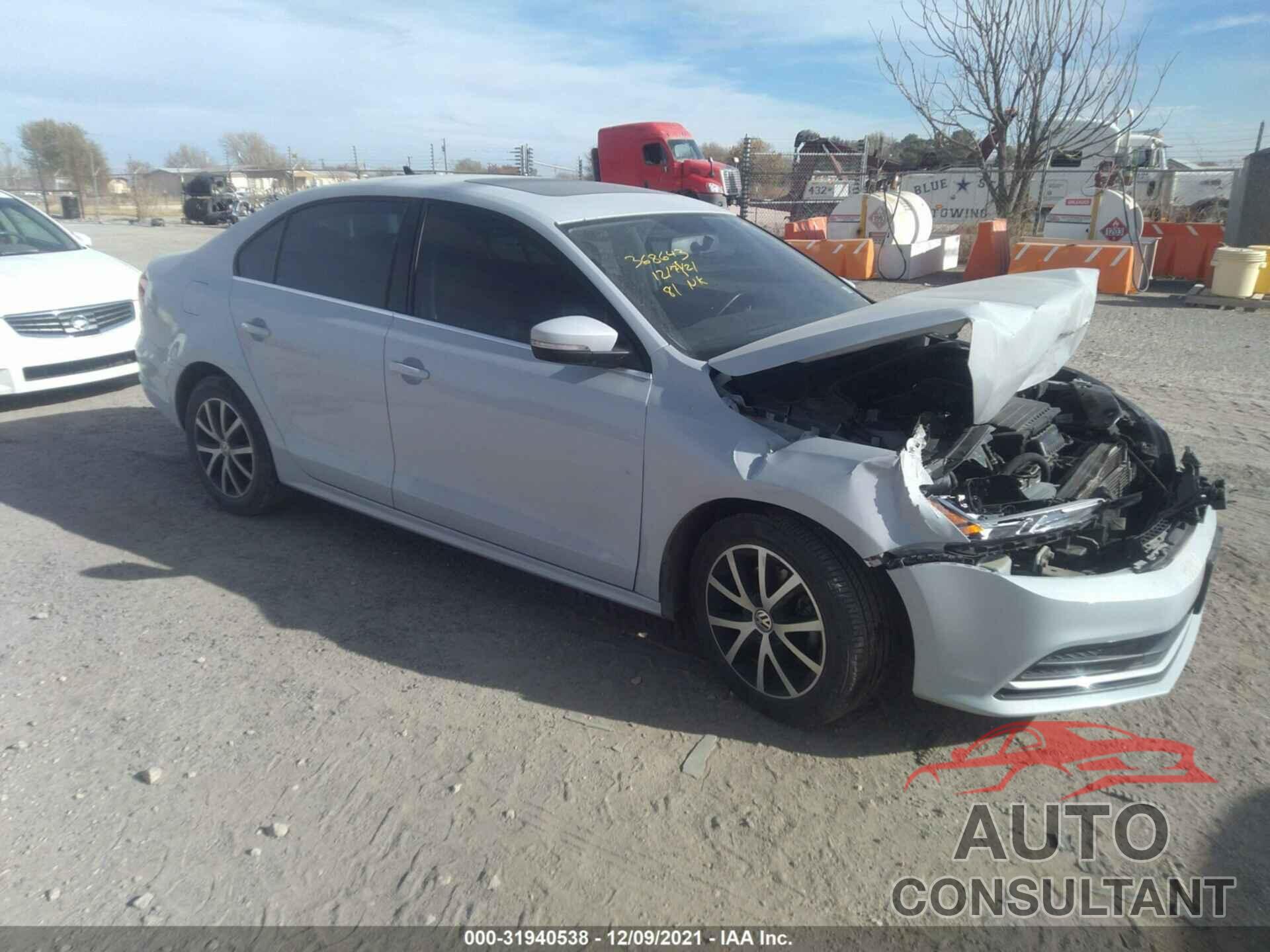 VOLKSWAGEN JETTA 2017 - 3VWDB7AJ4HM393325