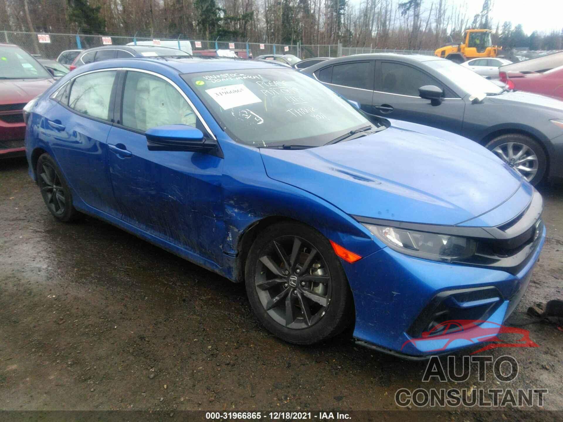 HONDA CIVIC HATCHBACK 2020 - SHHFK7H63LU225572