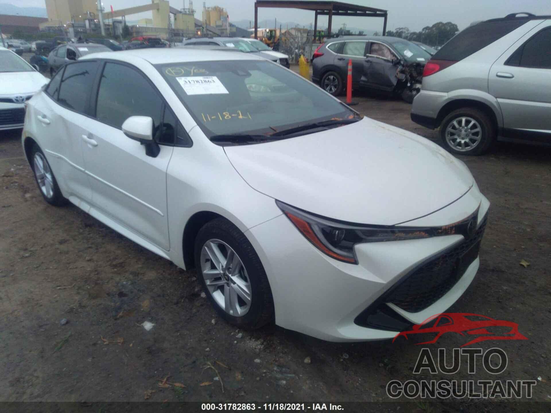 TOYOTA COROLLA HATCHBACK 2019 - JTNK4RBE9K3052671