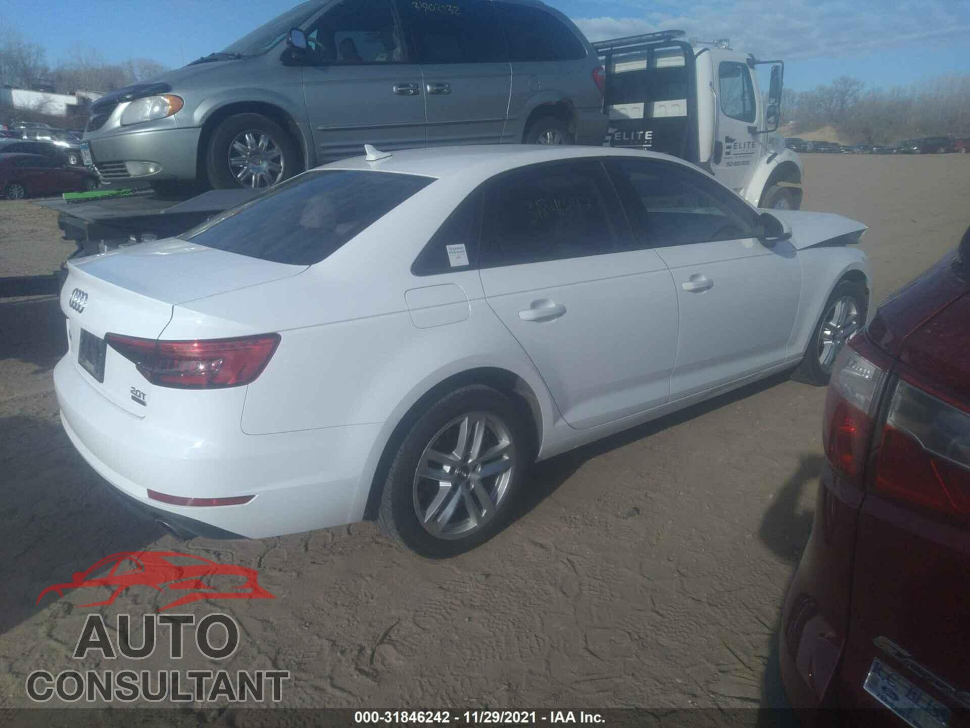 AUDI A4 2017 - WAUANAF49HN064829