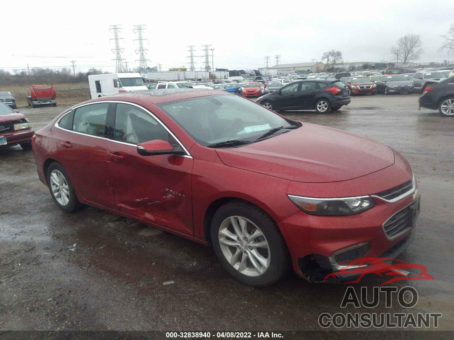 CHEVROLET MALIBU 2016 - 1G1ZE5ST9GF260264