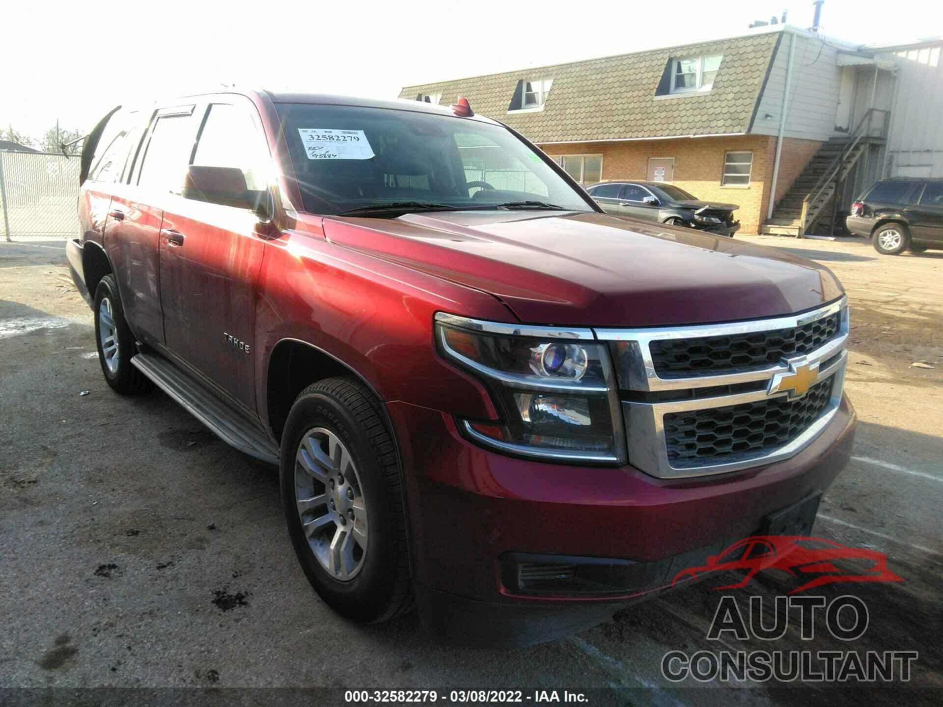 CHEVROLET TAHOE 2016 - 1GNSKBKCXGR218787