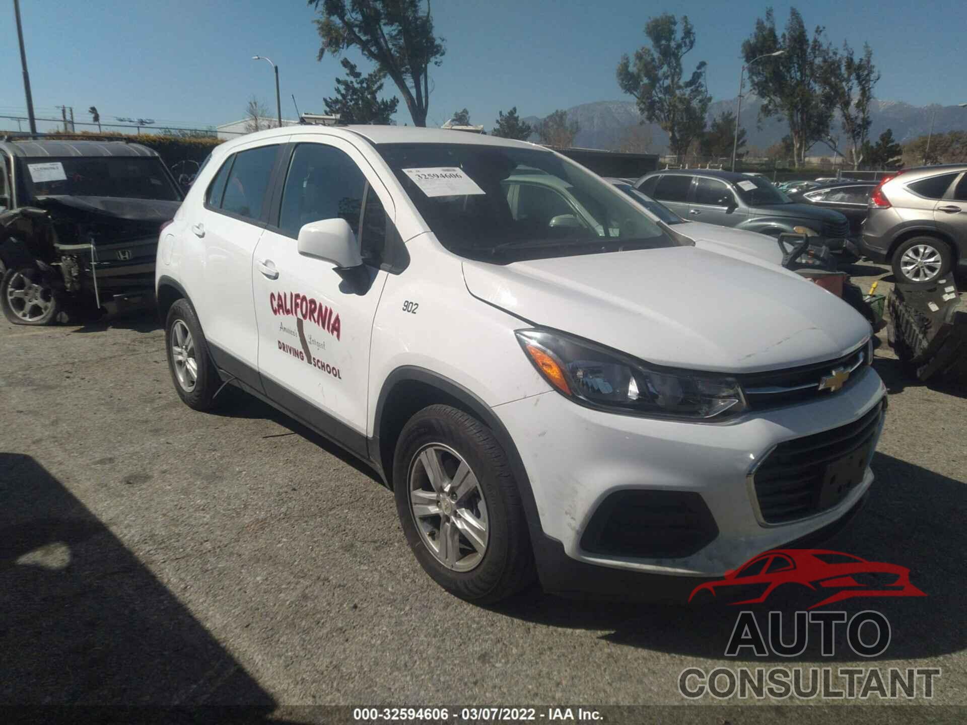 CHEVROLET TRAX 2019 - 3GNCJKSB1KL323829