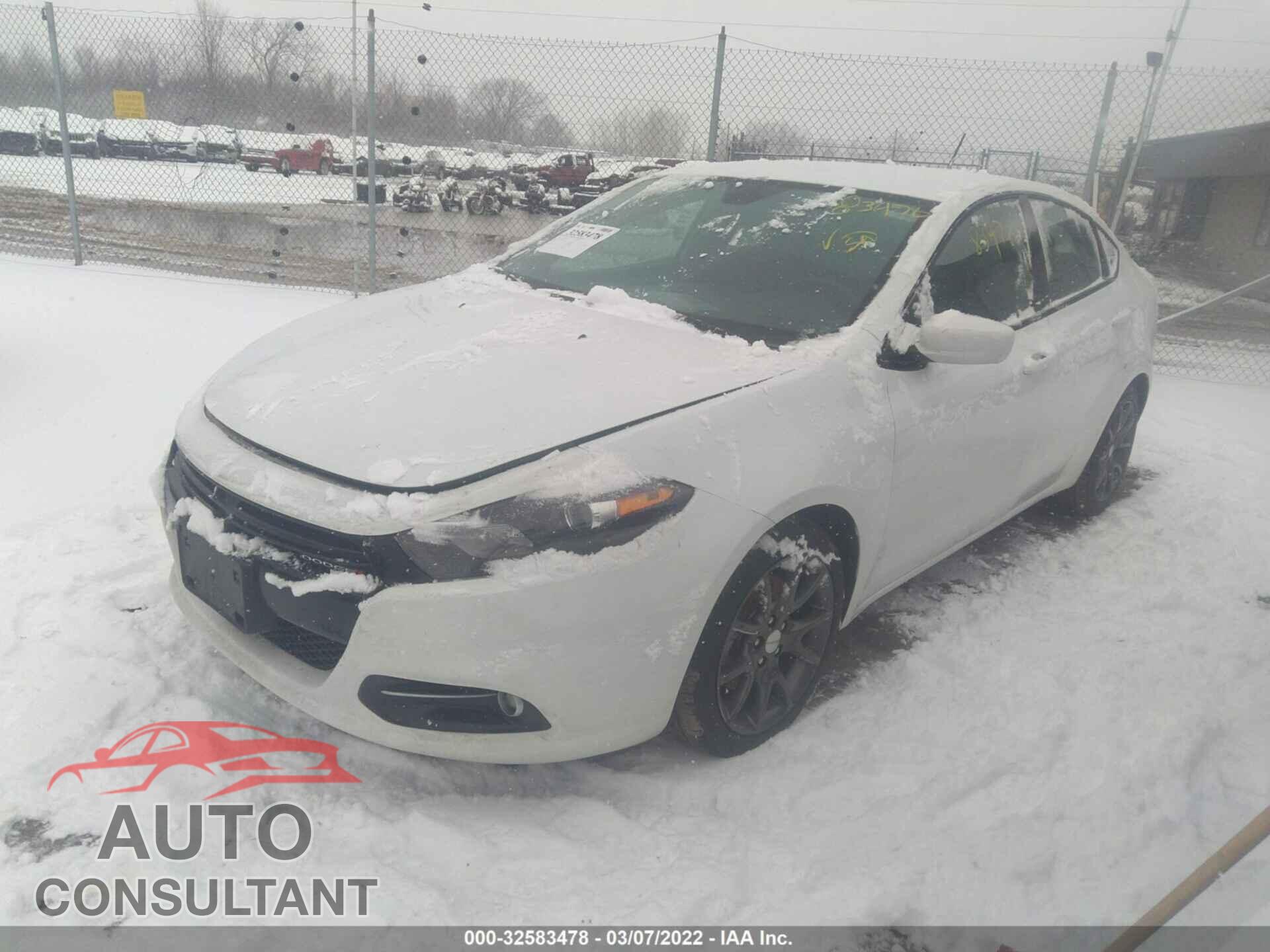 DODGE DART 2016 - 1C3CDFFA5GD822692