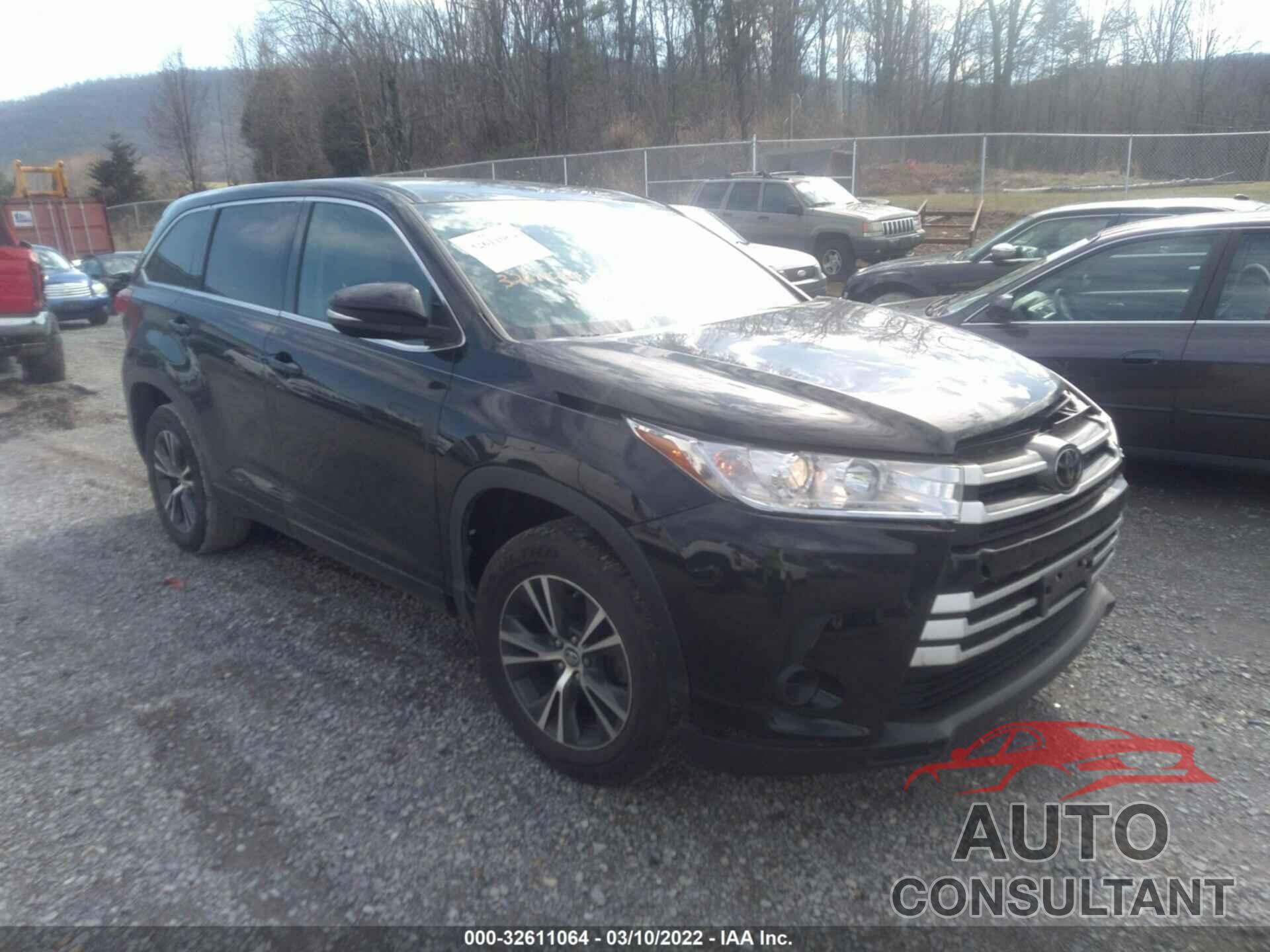 TOYOTA HIGHLANDER 2017 - 5TDZARFH9HS024893