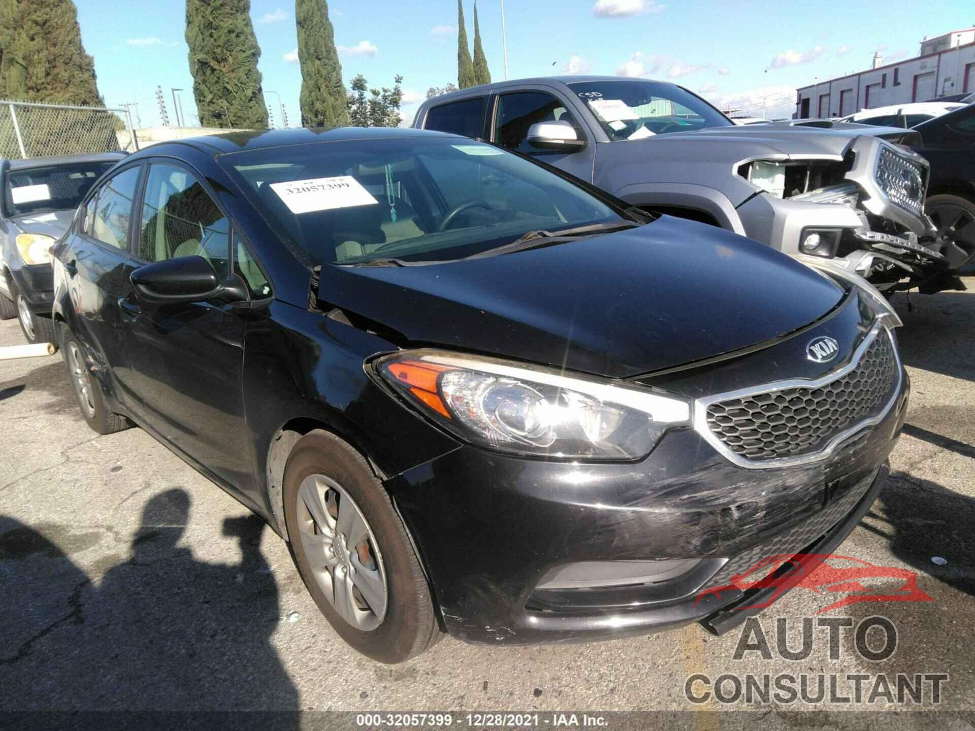 KIA FORTE 2016 - KNAFK4A63G5560619