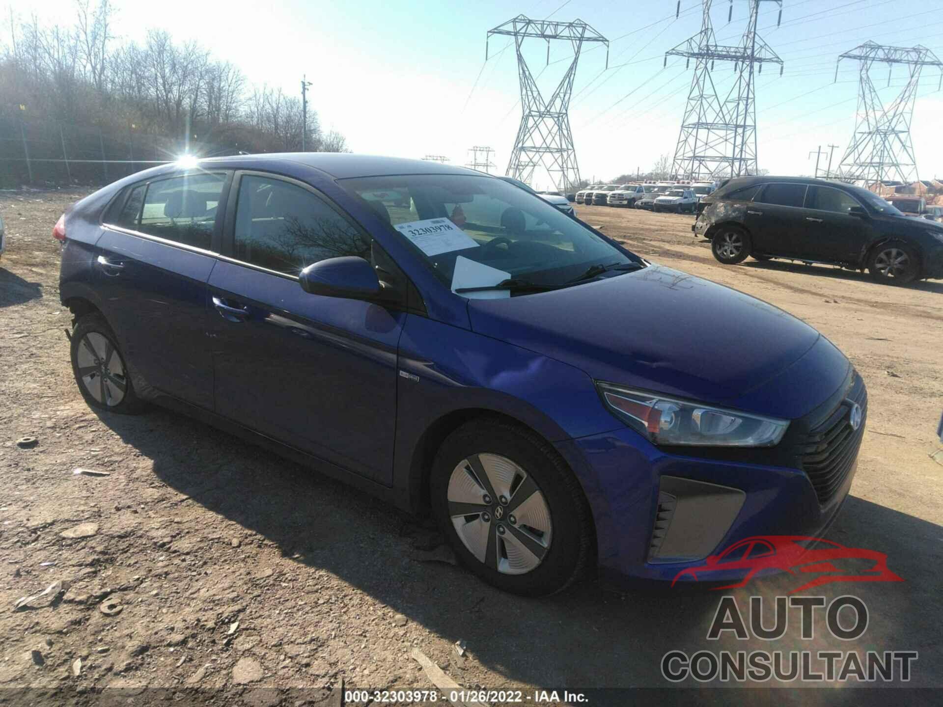 HYUNDAI IONIQ HYBRID 2019 - KMHC65LC8KU178924