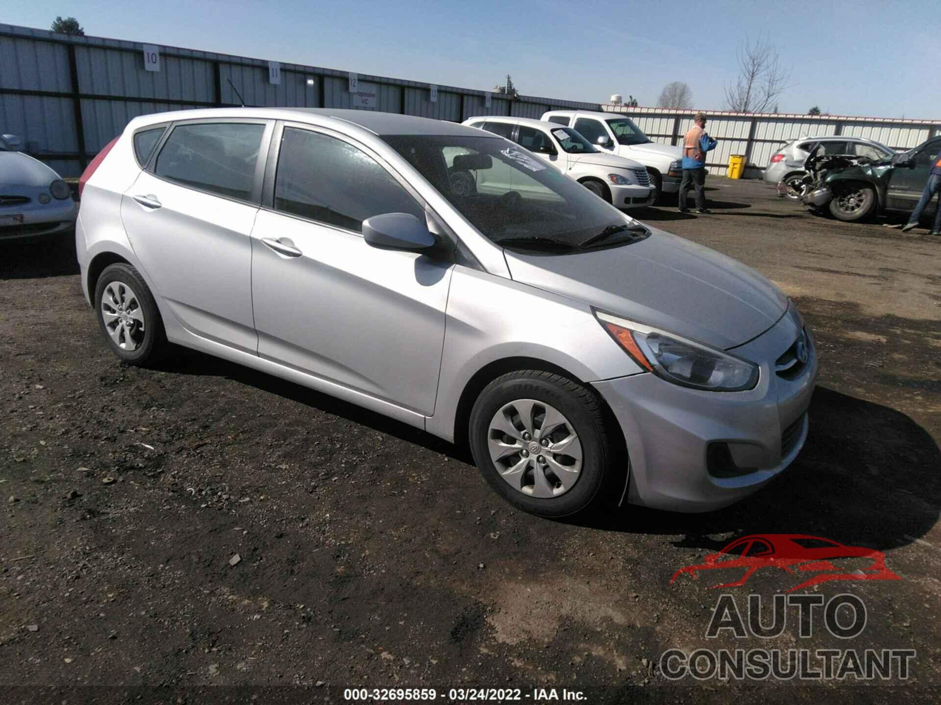 HYUNDAI ACCENT 2016 - KMHCT5AE9GU242313