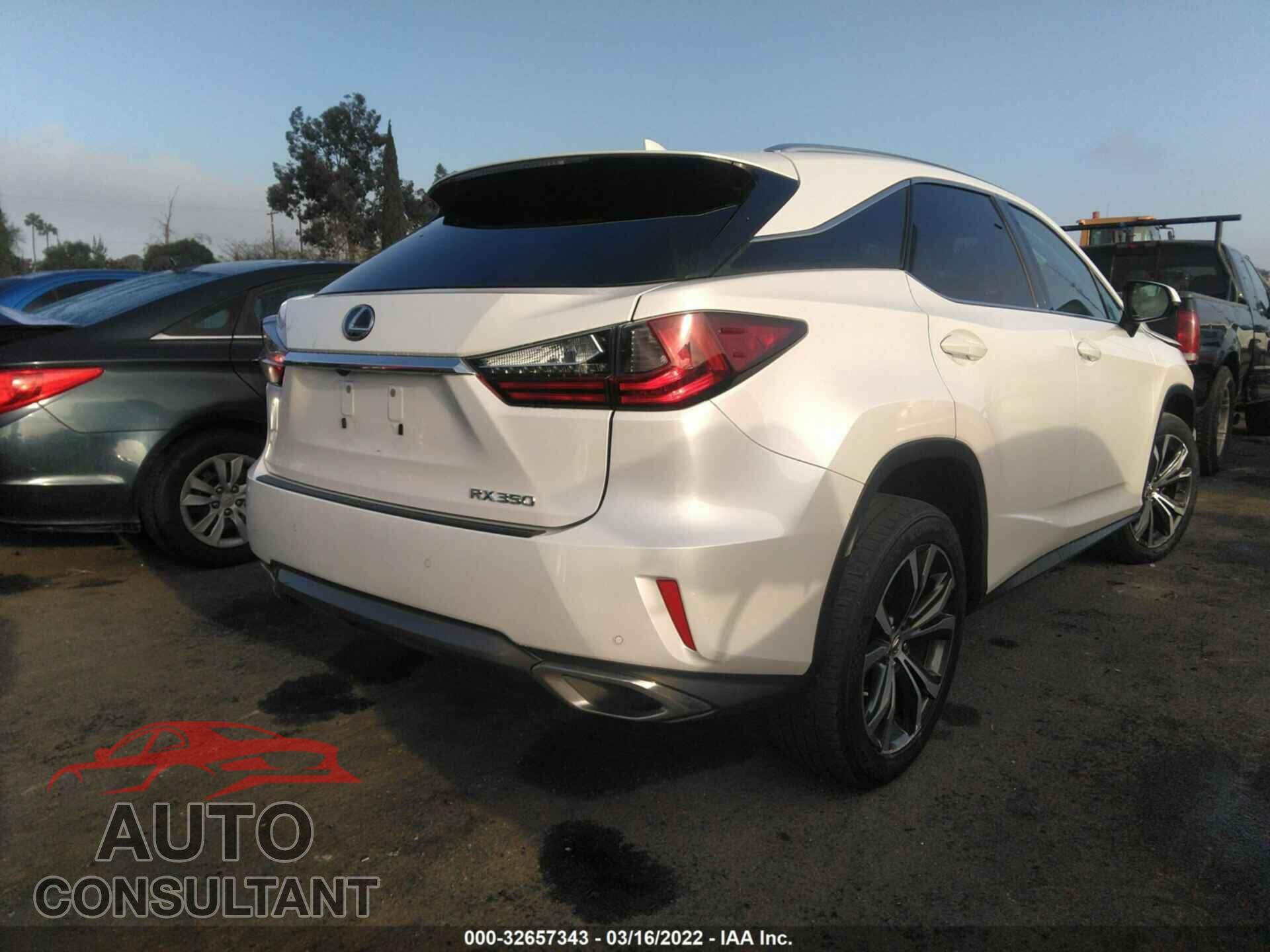 LEXUS RX 2017 - 2T2ZZMCA8HC072277