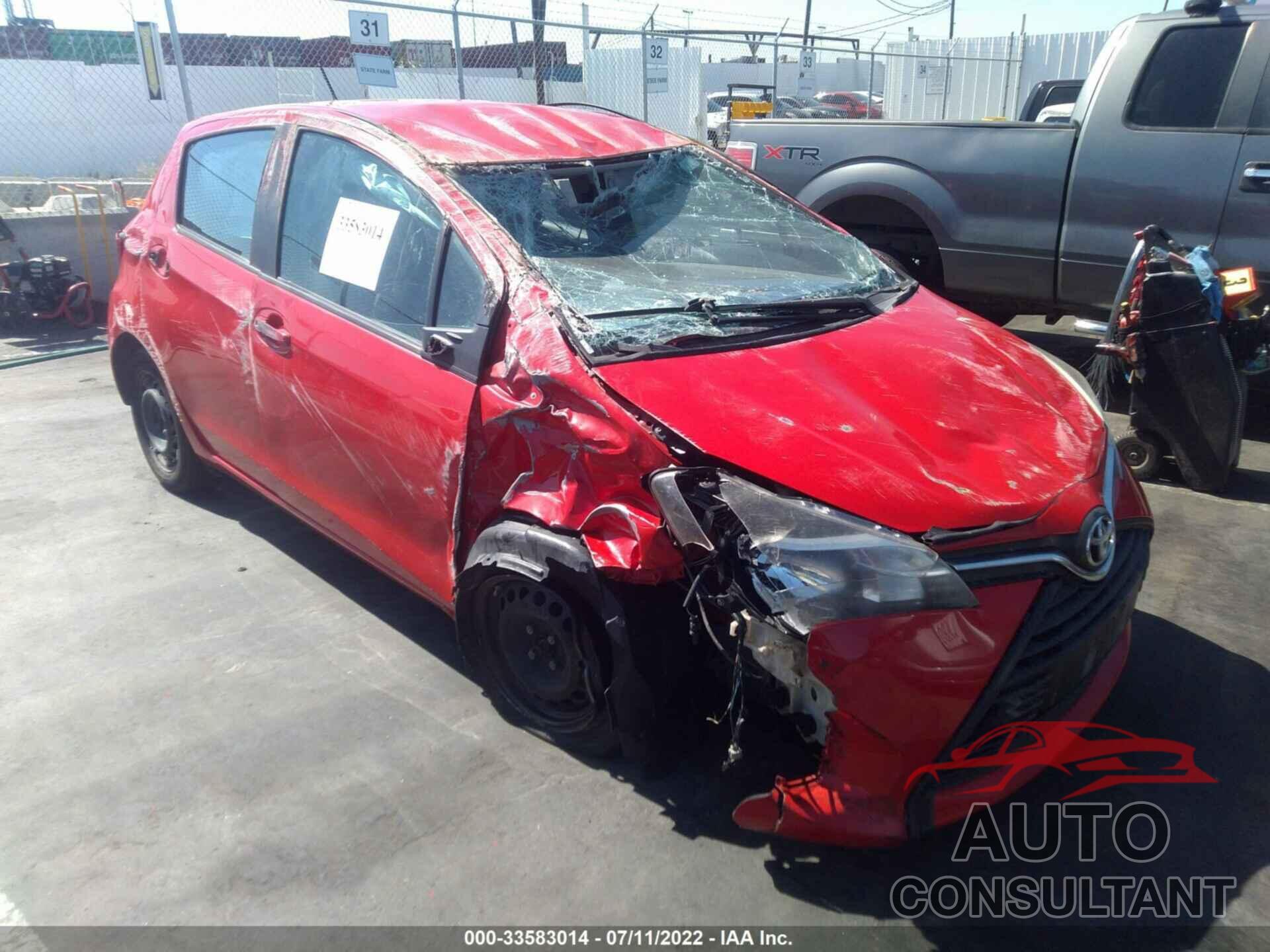 TOYOTA YARIS 2016 - VNKKTUD3XGA062030