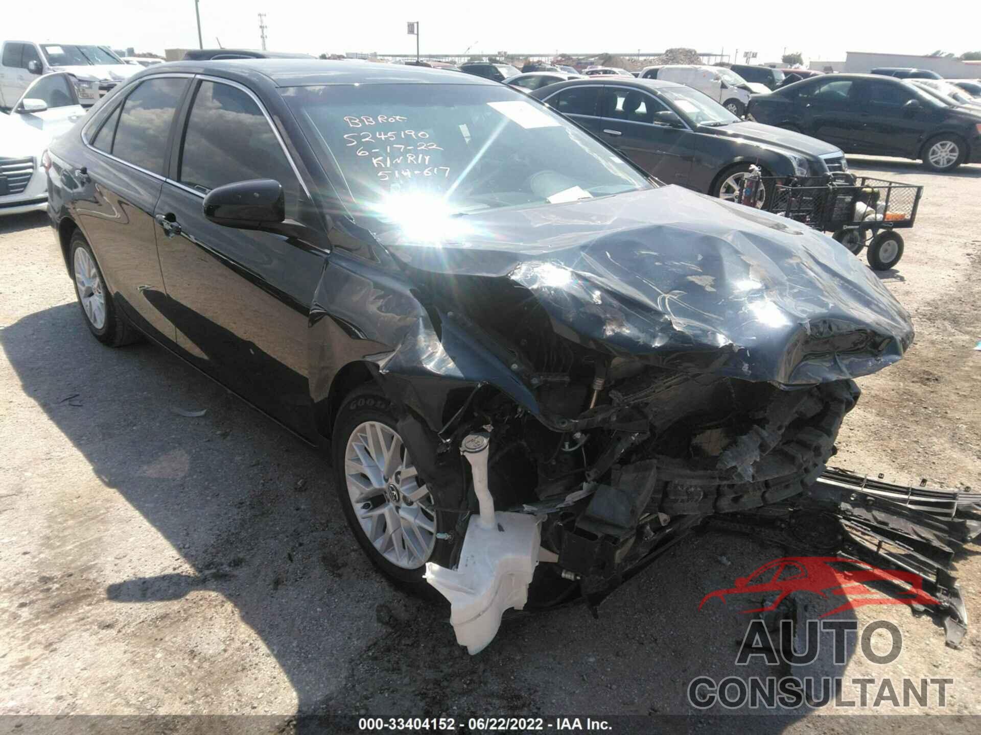 TOYOTA CAMRY 2016 - 4T4BF1FK5GR542043