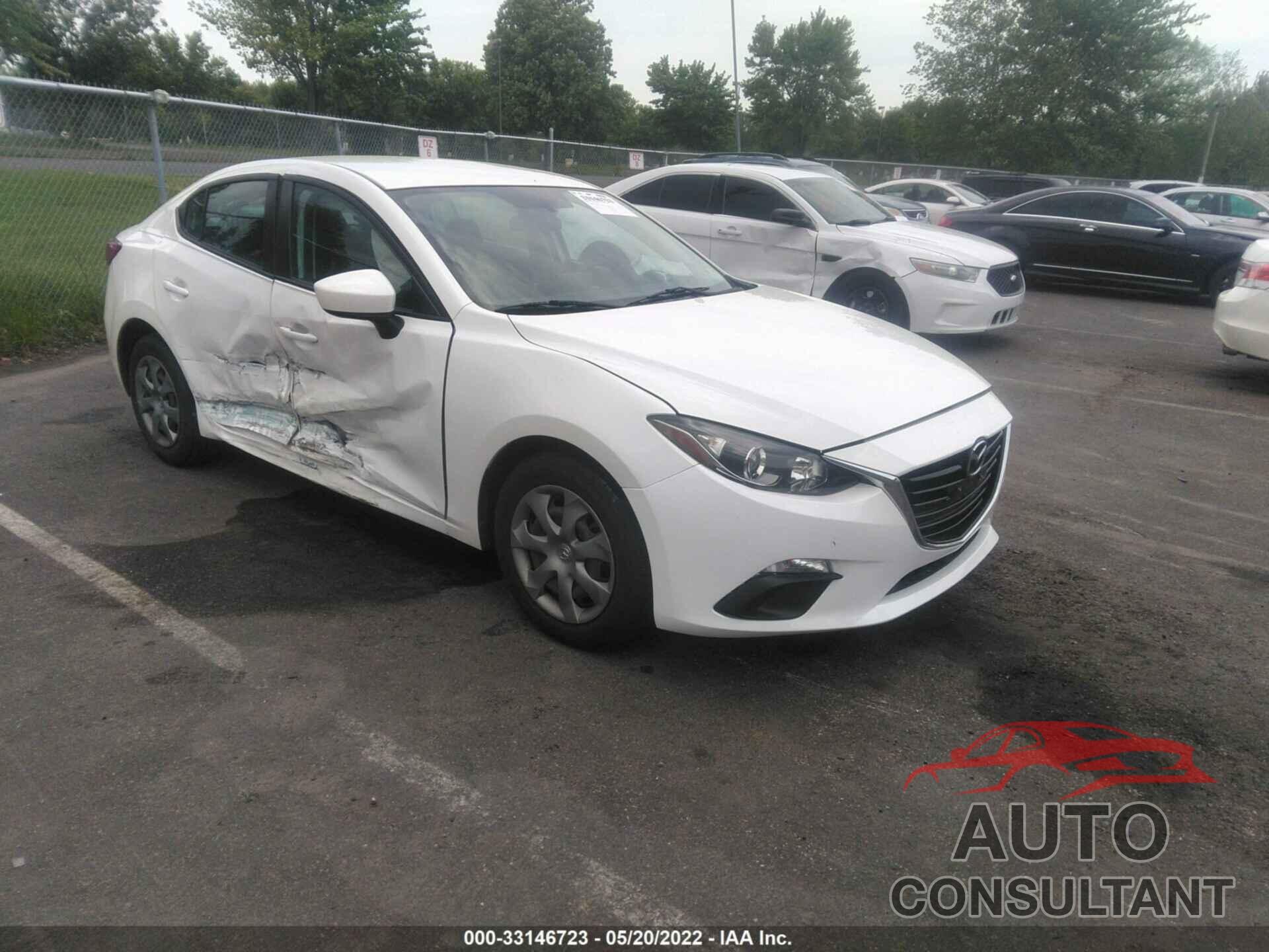 MAZDA MAZDA3 2016 - JM1BM1T72G1347734