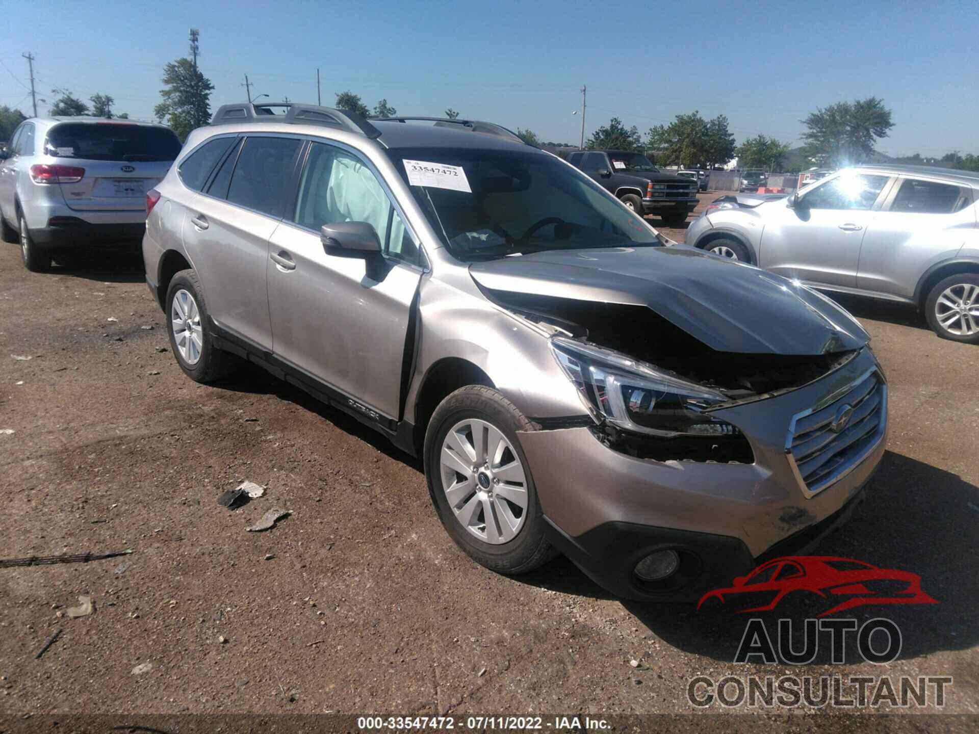 SUBARU OUTBACK 2017 - 4S4BSAFC0H3278560