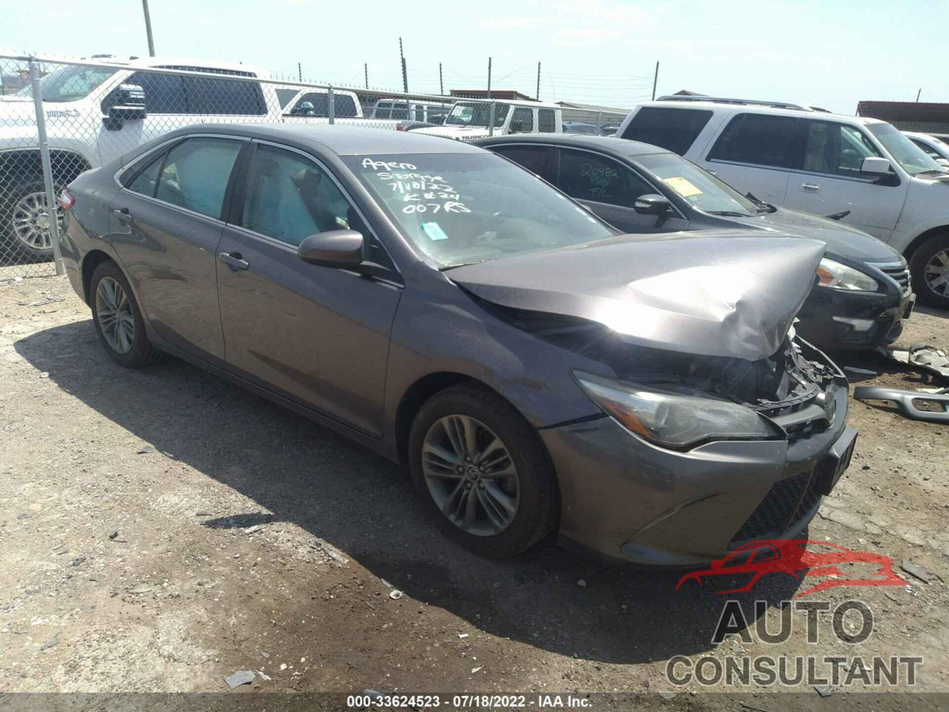 TOYOTA CAMRY 2016 - 4T1BF1FK0GU167334