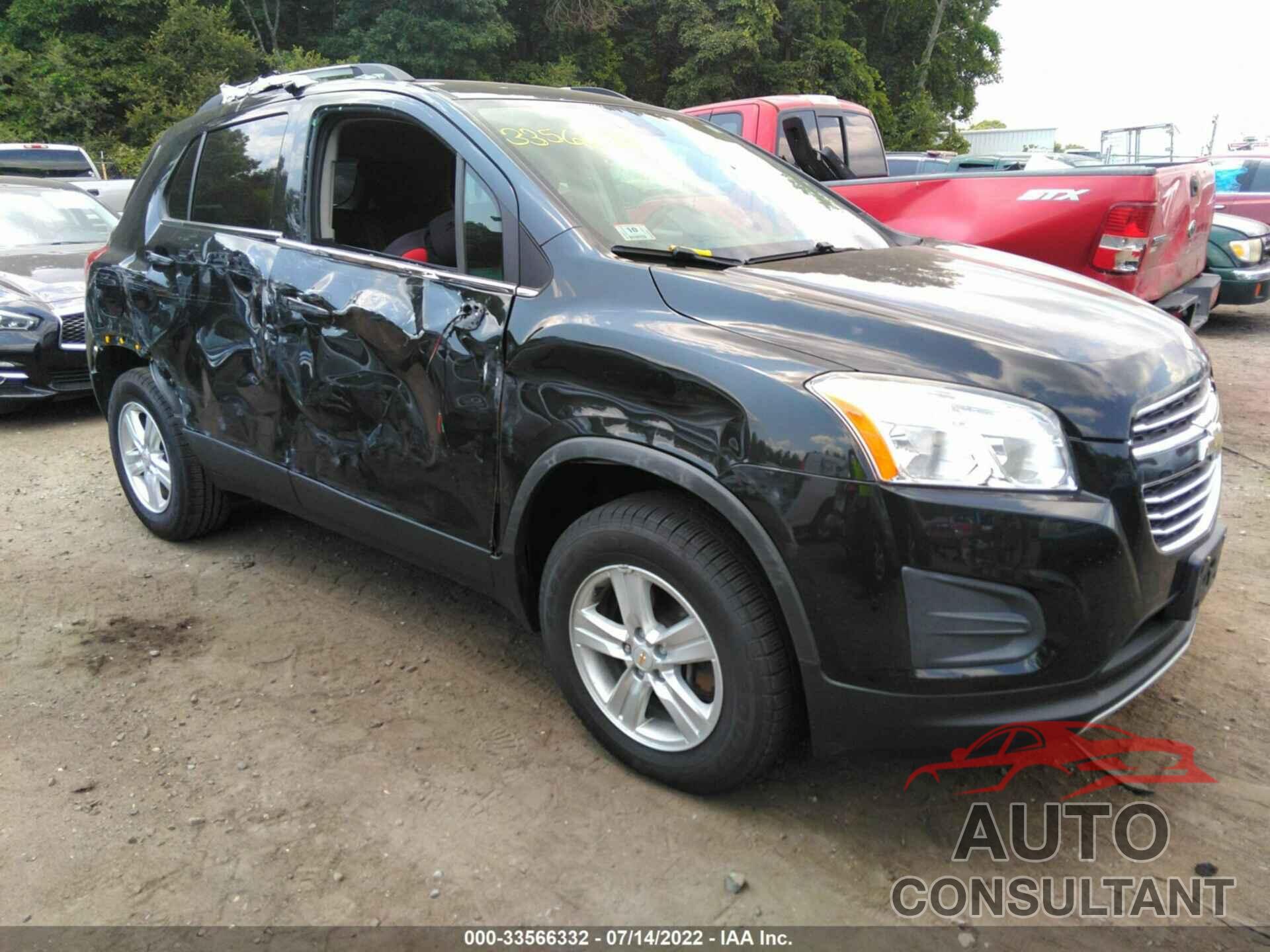 CHEVROLET TRAX 2016 - KL7CJLSB6GB740139