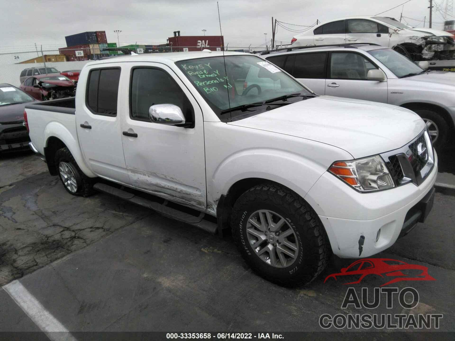 NISSAN FRONTIER 2016 - 1N6AD0ER1GN708770